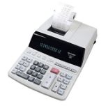 RRP £85.00 Sharp Druckender Tischrechner EL-2607PGGYSE (12-stellig, schwarz rote Druckfarben) gra