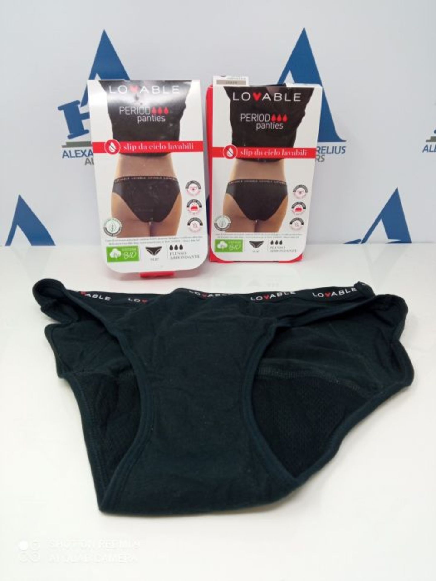 Lovable Women's Period Panties Underwear, Nero, M (Pack of 2) - Image 2 of 3