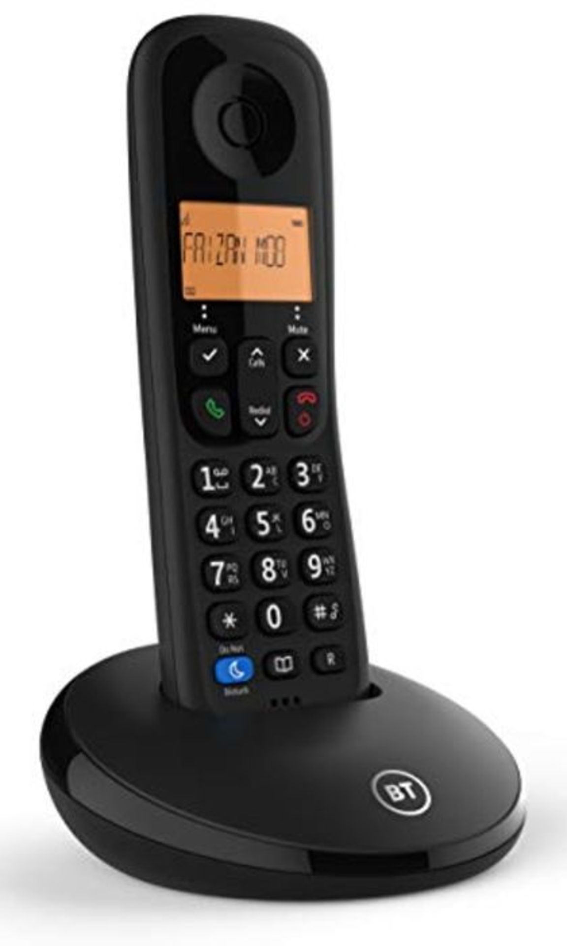 BT Everyday Cordless Home Phone with Basic Call Blocking, Single Handset Pack, Black