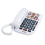 Alcatel Max 10&nbsp;- Telefono cablato per anziani, colore: bianco