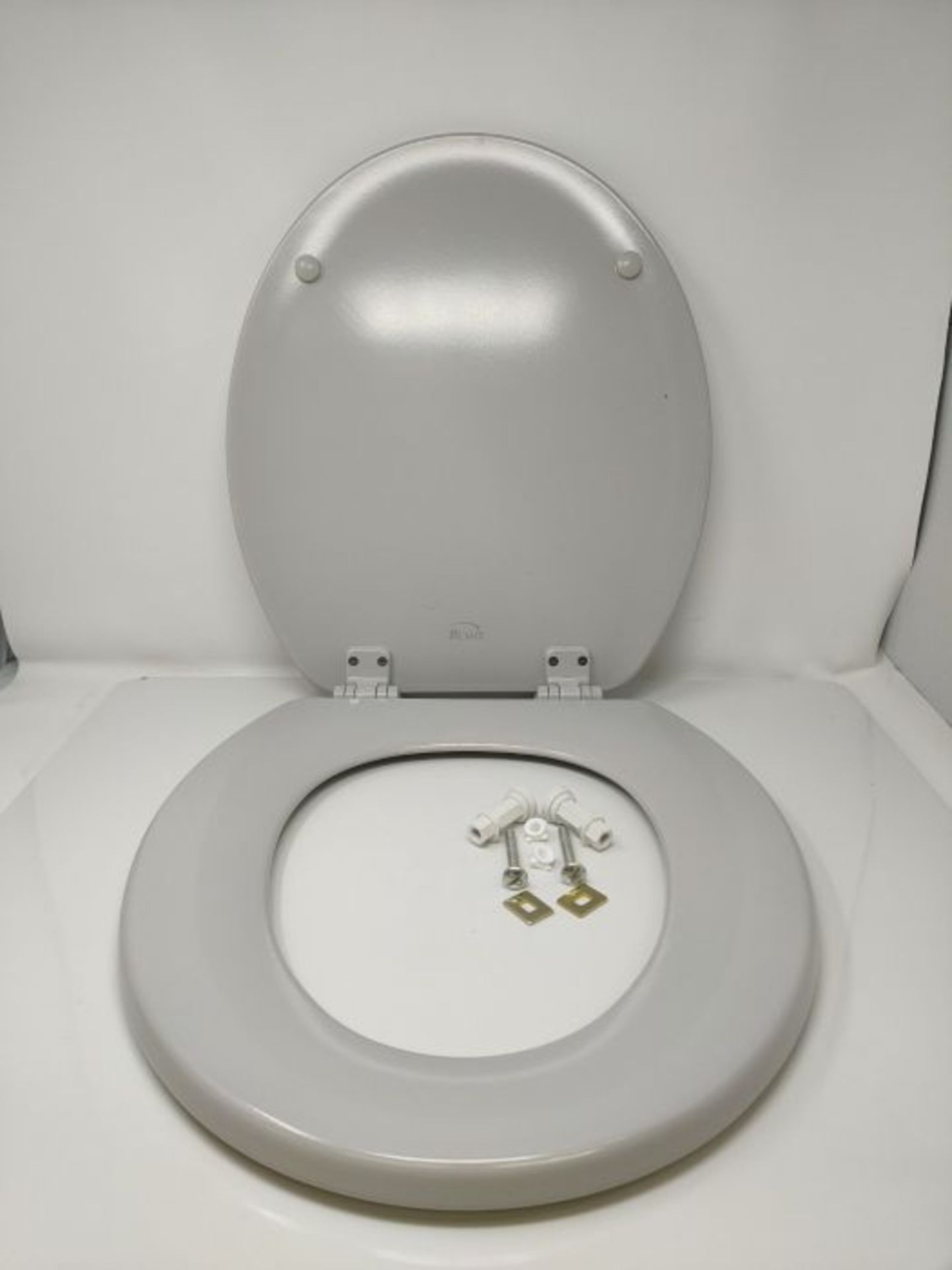 Bemis 5000ZART492 Chicago Toilet Seat, Whisper Grey - Image 3 of 3