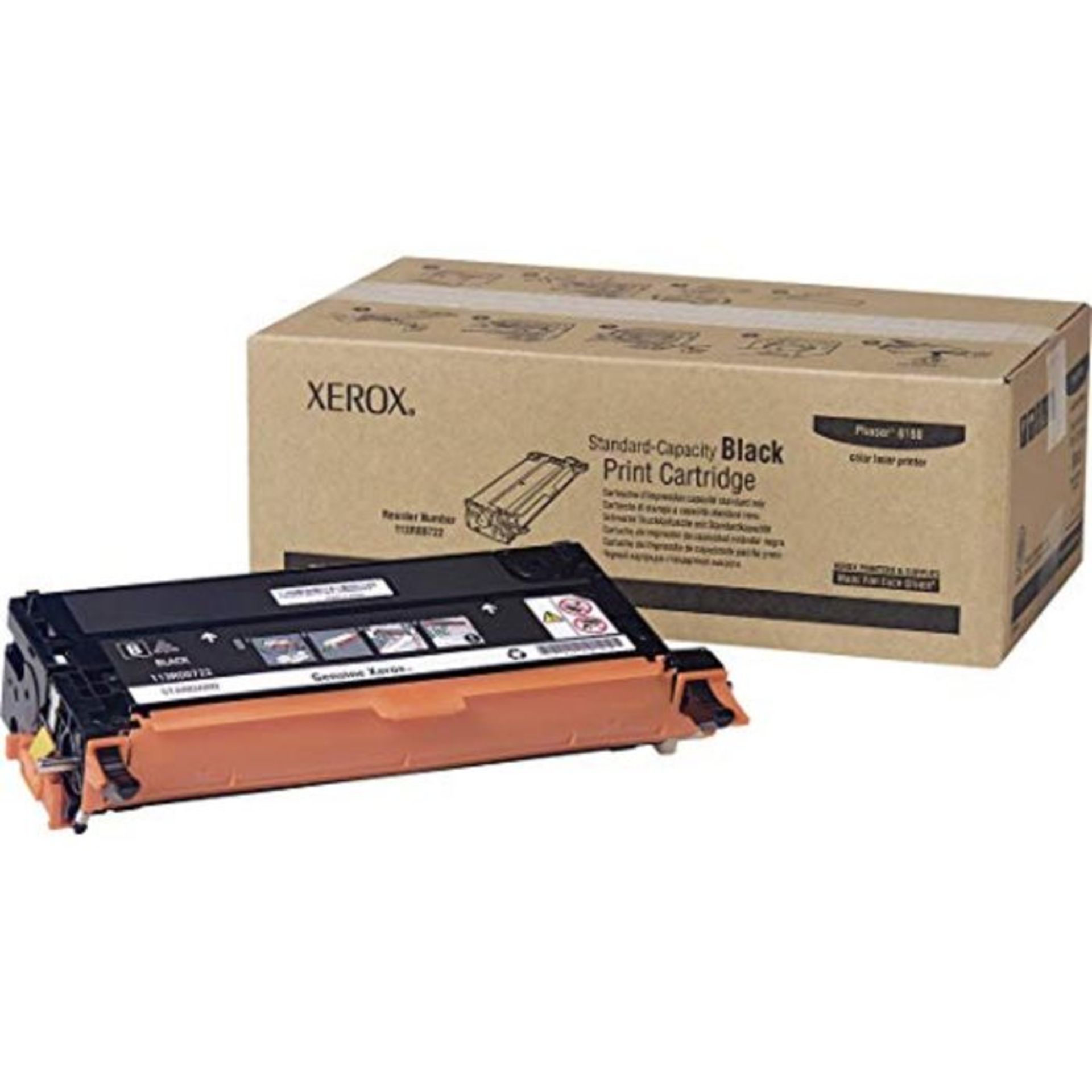 RRP £103.00 Xerox Genuine Phaser 6180/6180 MFP Black Standard Capacity Toner Cartridge (3,000 Page