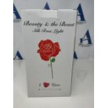 MMTX Muttertaggeschenk Die Schöne und Das Biest Rose, Mama Geschenk Ewige Rose Licht