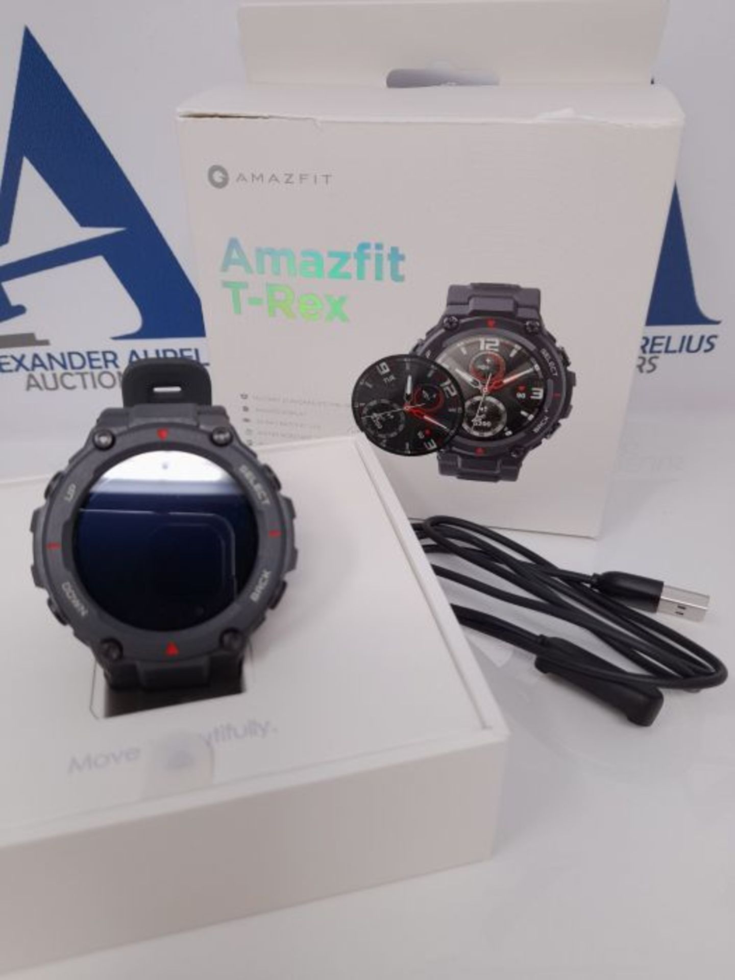 RRP £100.00 Amazfit Smartwatch T-Rex 1.3 Inch Outdoor Digital Watch, Waterproof Sports Watch with - Image 2 of 3