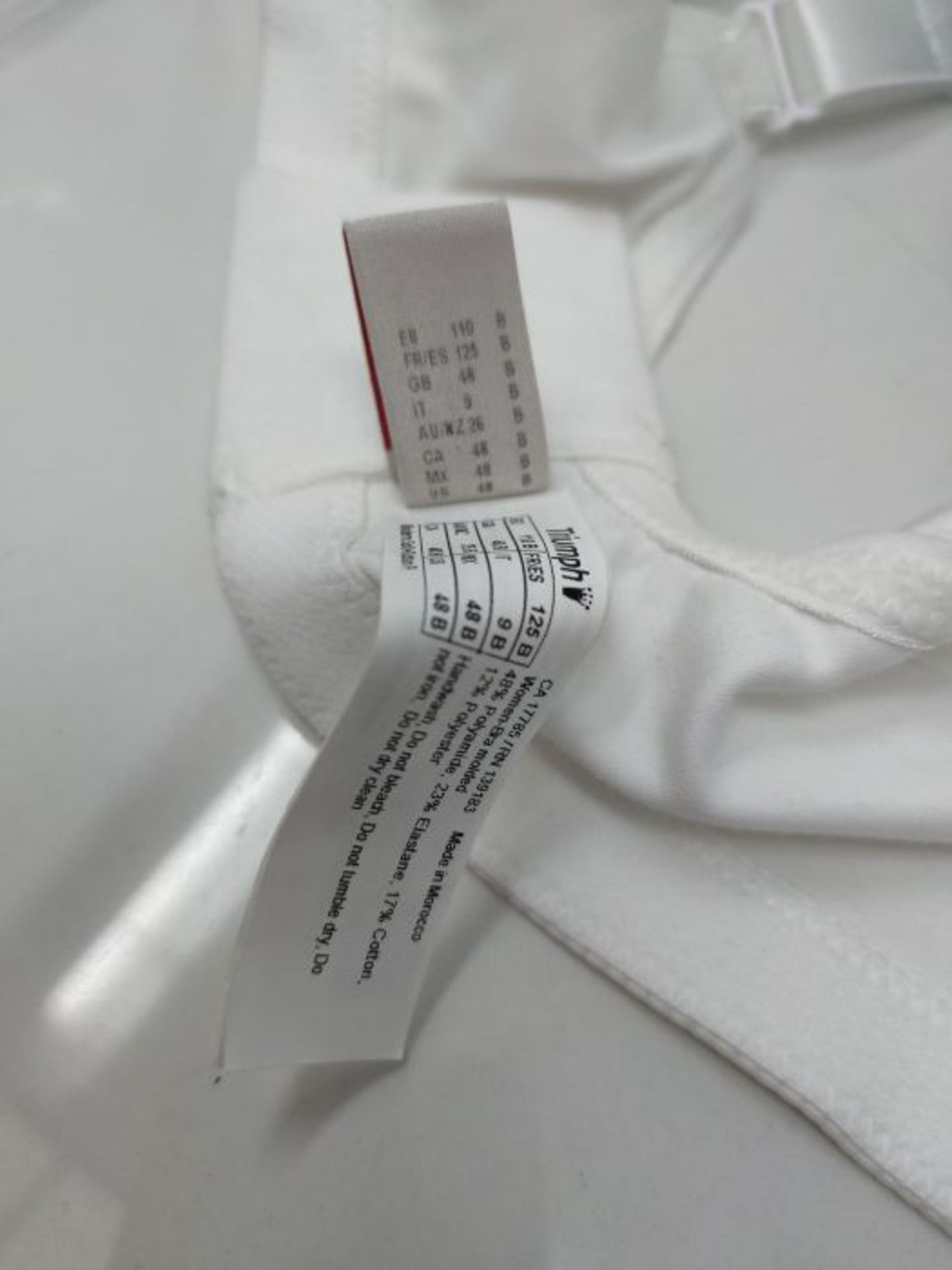 Triumph Women's contemporary Soft+Cotton P T-Shirt Bra, White, 48B - Image 3 of 3
