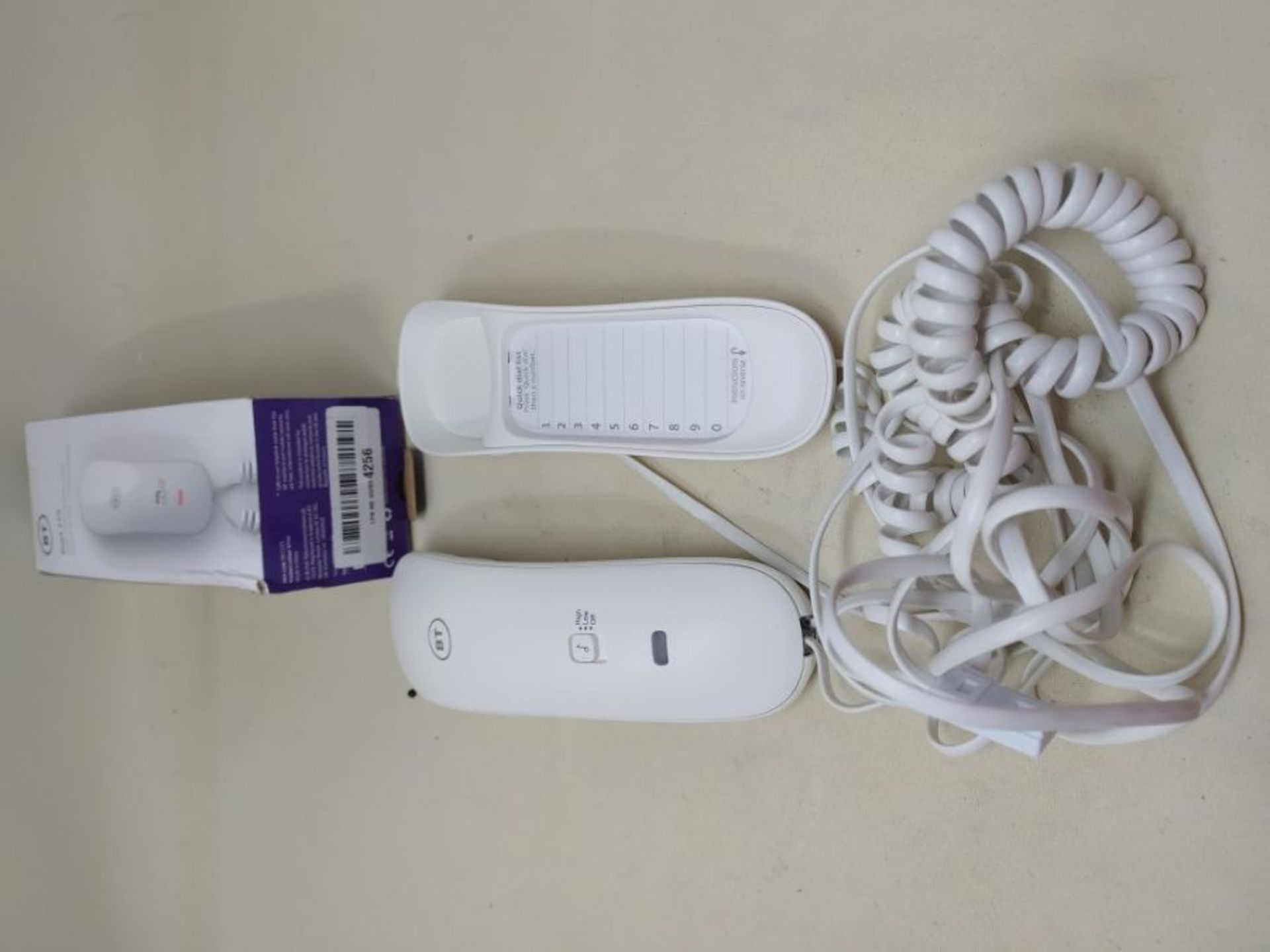BT Duet 210 Corded Telephone, White - Image 2 of 2