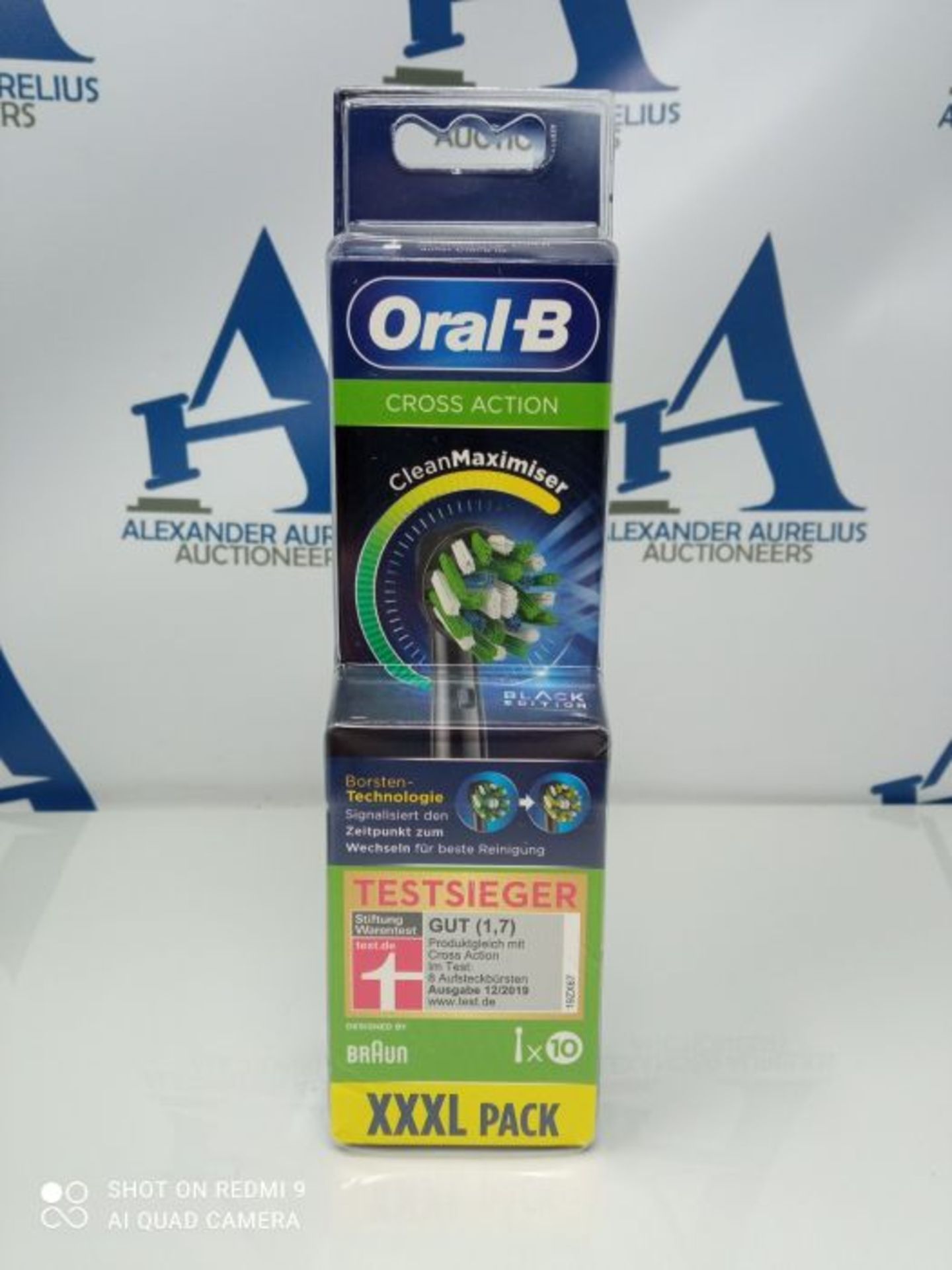 Oral-B CrossAction Black Edition AufsteckbÃ¼rsten mit CleanMaximiser-Borsten fÃ¼r - Image 2 of 3