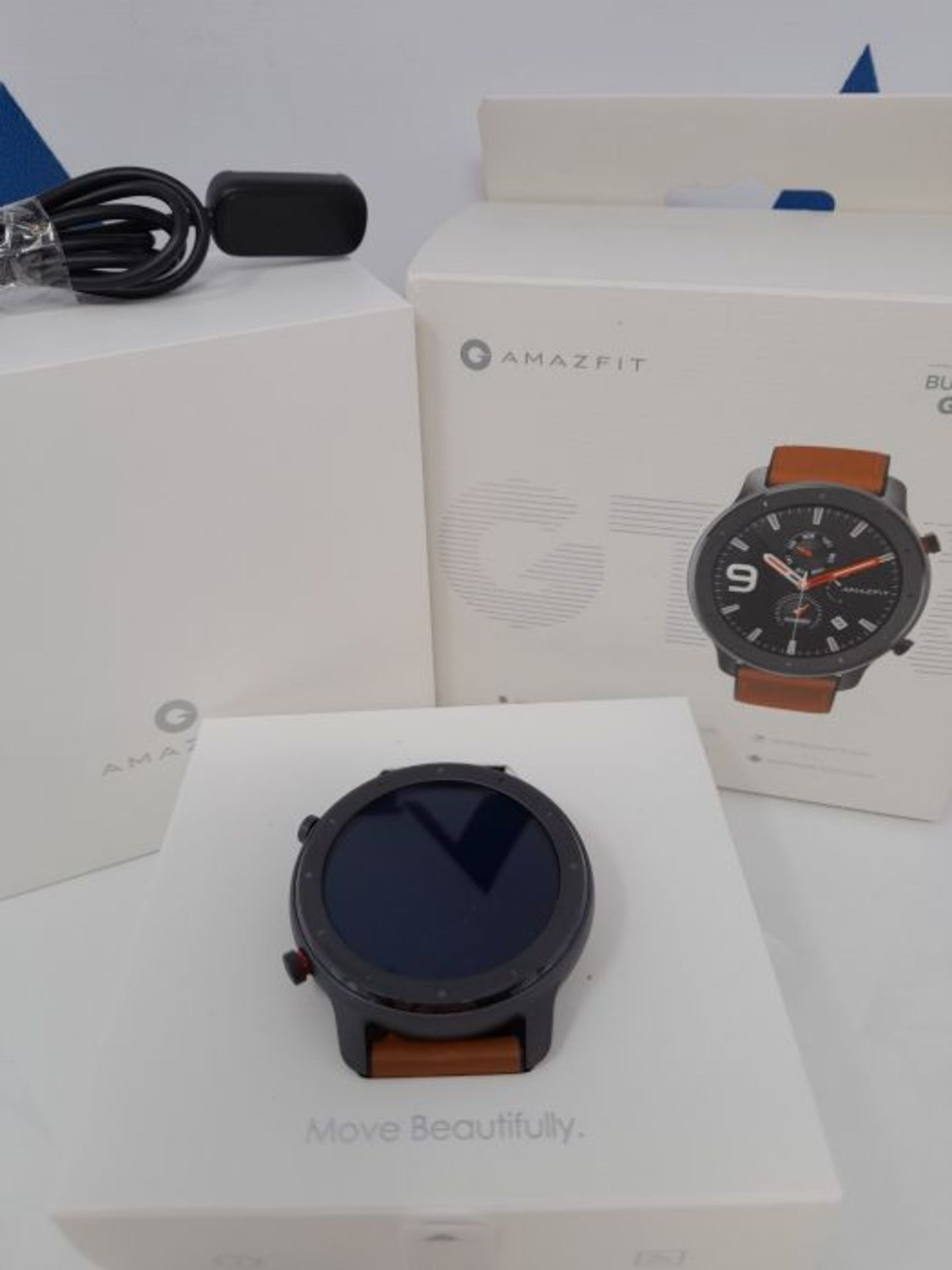 RRP £79.00 Amazfit GTR 47mm Smartwatch Sports Watch 5 ATM Waterproof with GPS, Sleep Monitor, 12 - Image 2 of 3