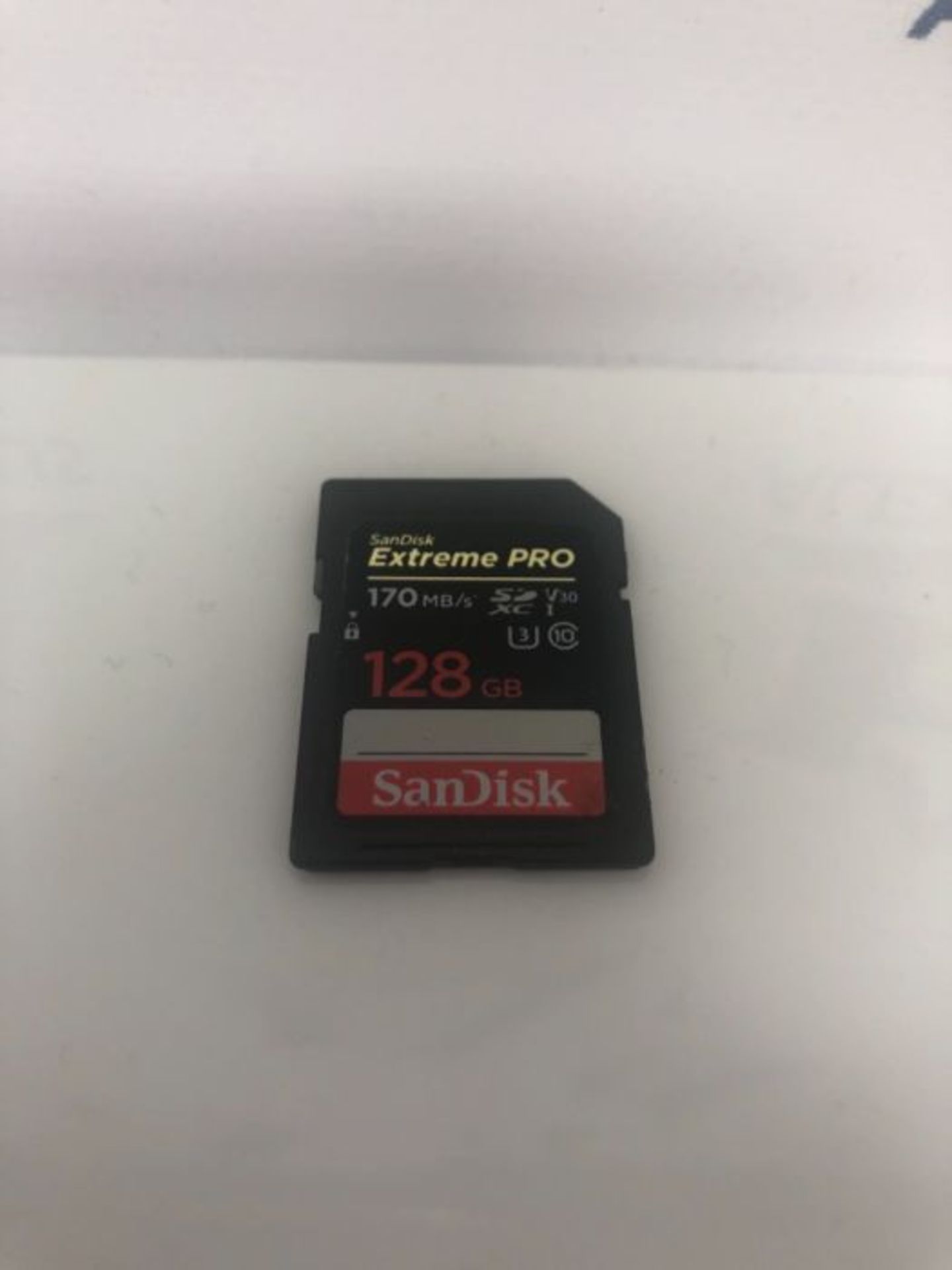 SanDisk Extreme PRO 128GB SDXC Memory Card up to 170MB/s, UHS-1, Class 10, U3, V30 - Image 2 of 2