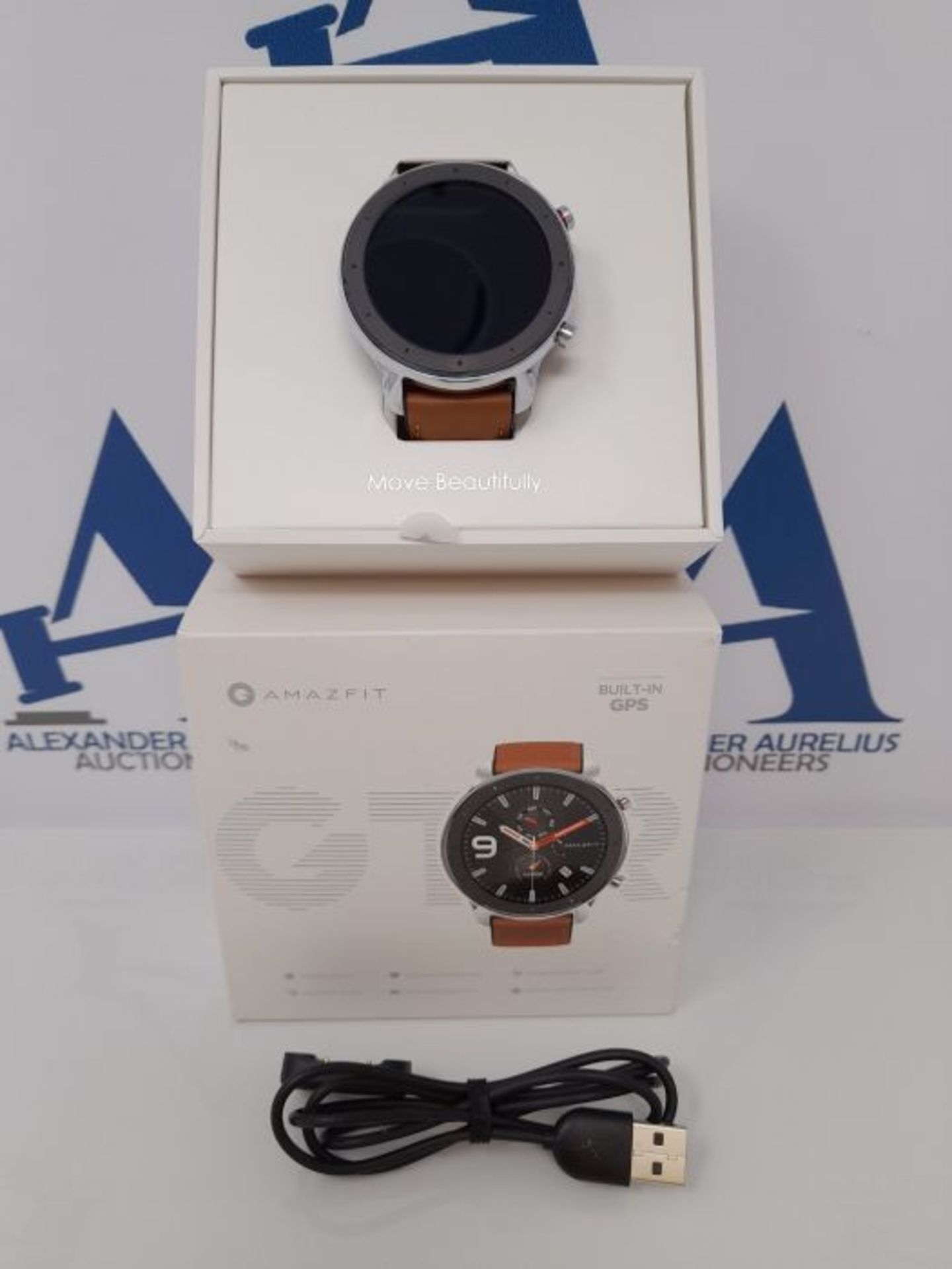RRP £147.00 Amazfit GTR 47mm Smartwatch Sports Watch 5 ATM Waterproof with GPS, Sleep Monitor, 12 - Image 2 of 3