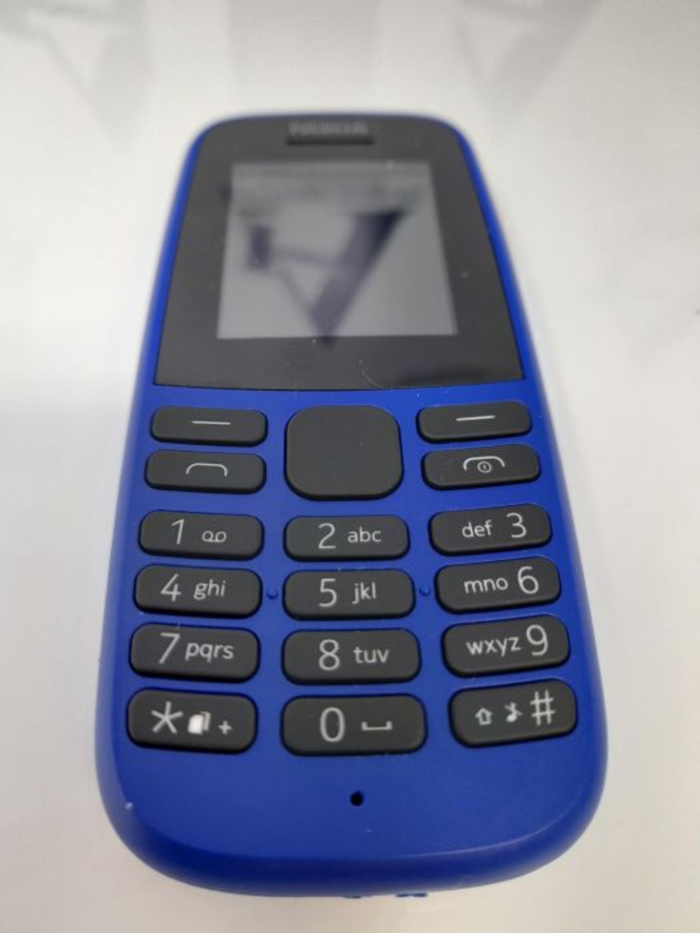 Nokia 105 Mobiltelefon (1, 8 Zoll Farbdisplay, FM Radio, 4 MB ROM, Dual-Sim) Blau, Ver - Image 3 of 3