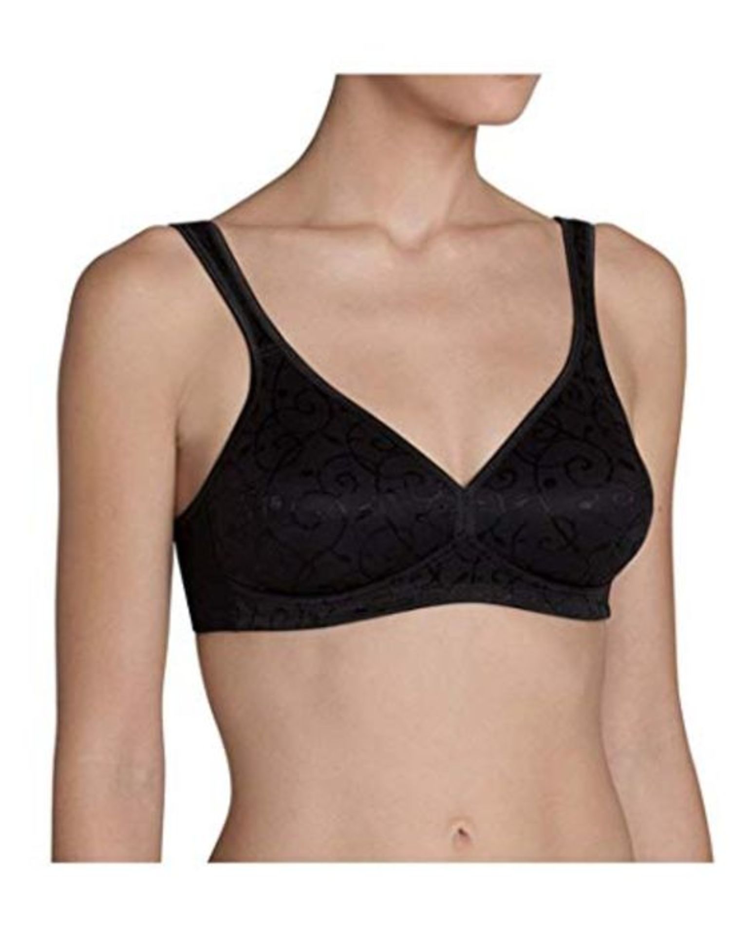 Triumph Women's Elegant Cotton N Everyday Bra, Black, 36D