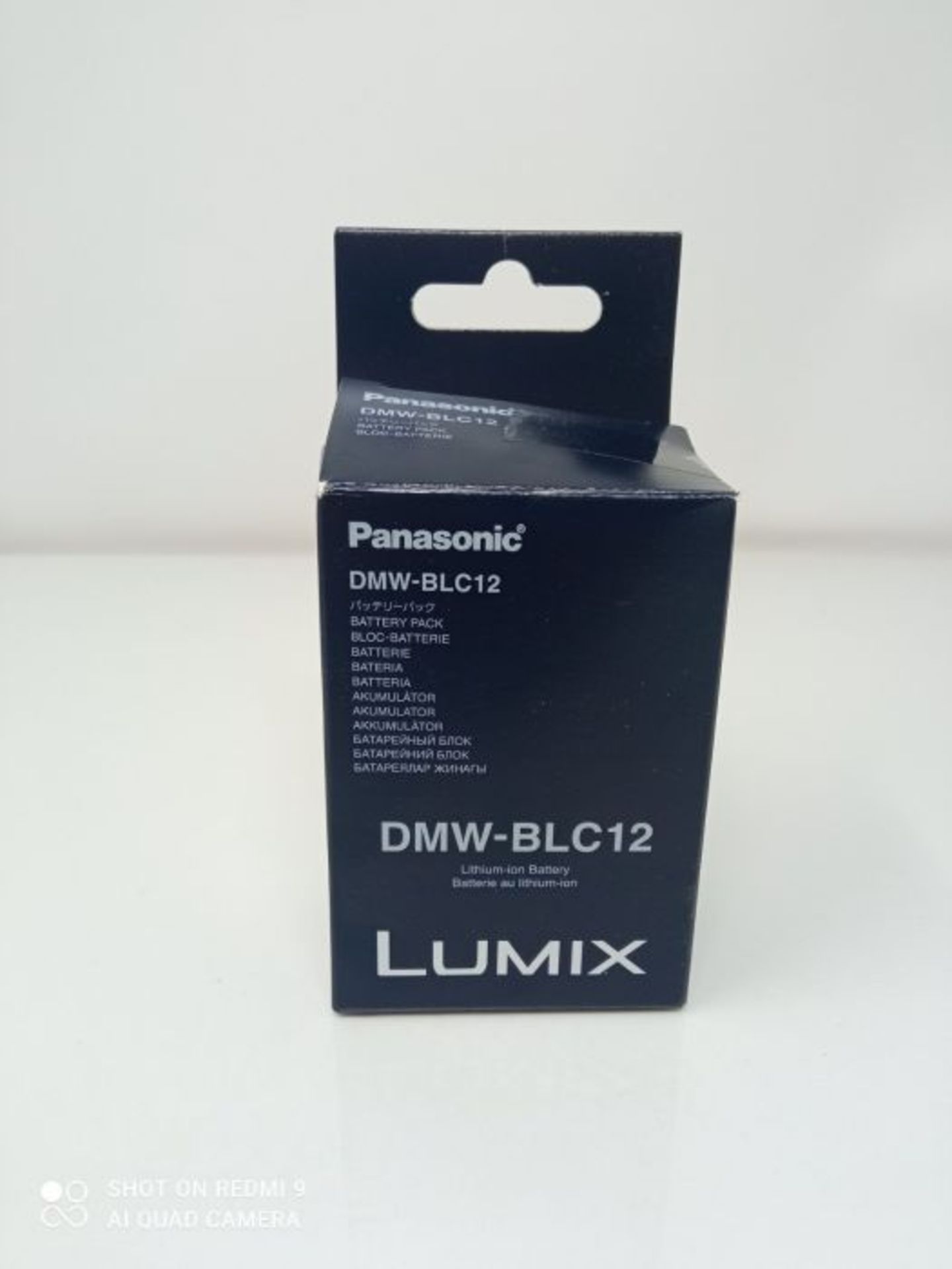 RRP £50.00 Panasonic LUMIX DMW-BLC12E Li-Ionen Akku 7,2V, 1200 mAh (geeignet fÃ¼r GH2, G5, FZ20 - Image 2 of 3