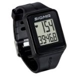 Sigma Sport 24500 Pulsuhr iD.GO black, Herzfrequenz-Messung, Fitness-Laufuhr, Schwarz
