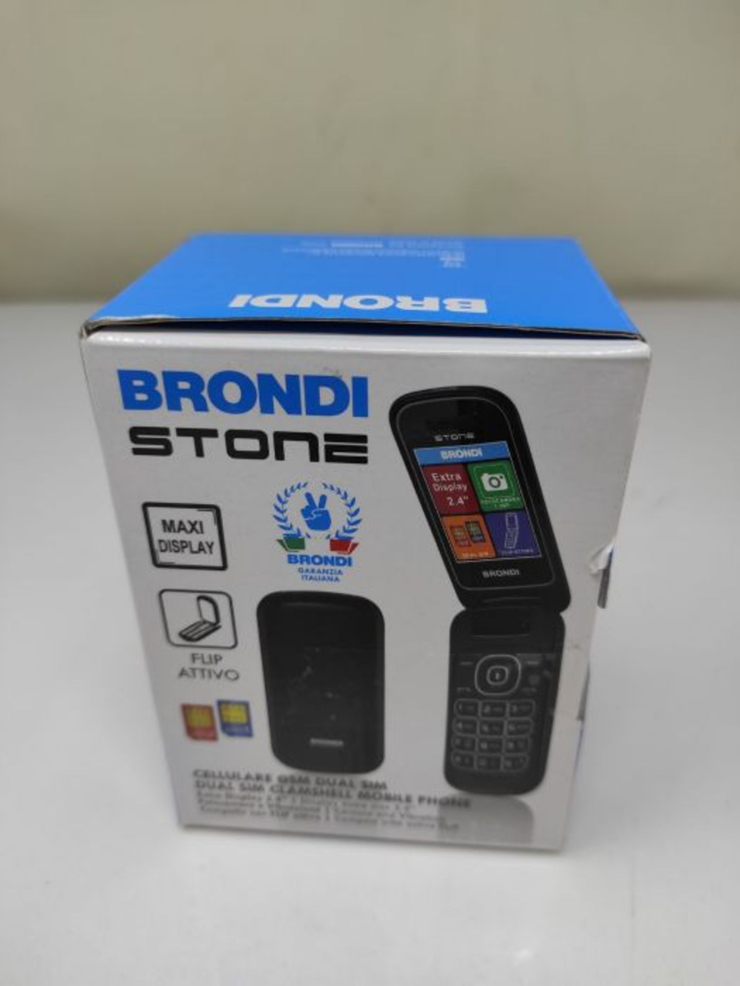 Brondi Stone - Cellulare con apertura a conchiglia, Dual Sim, 128x160 pixel, Display 2 - Image 2 of 3