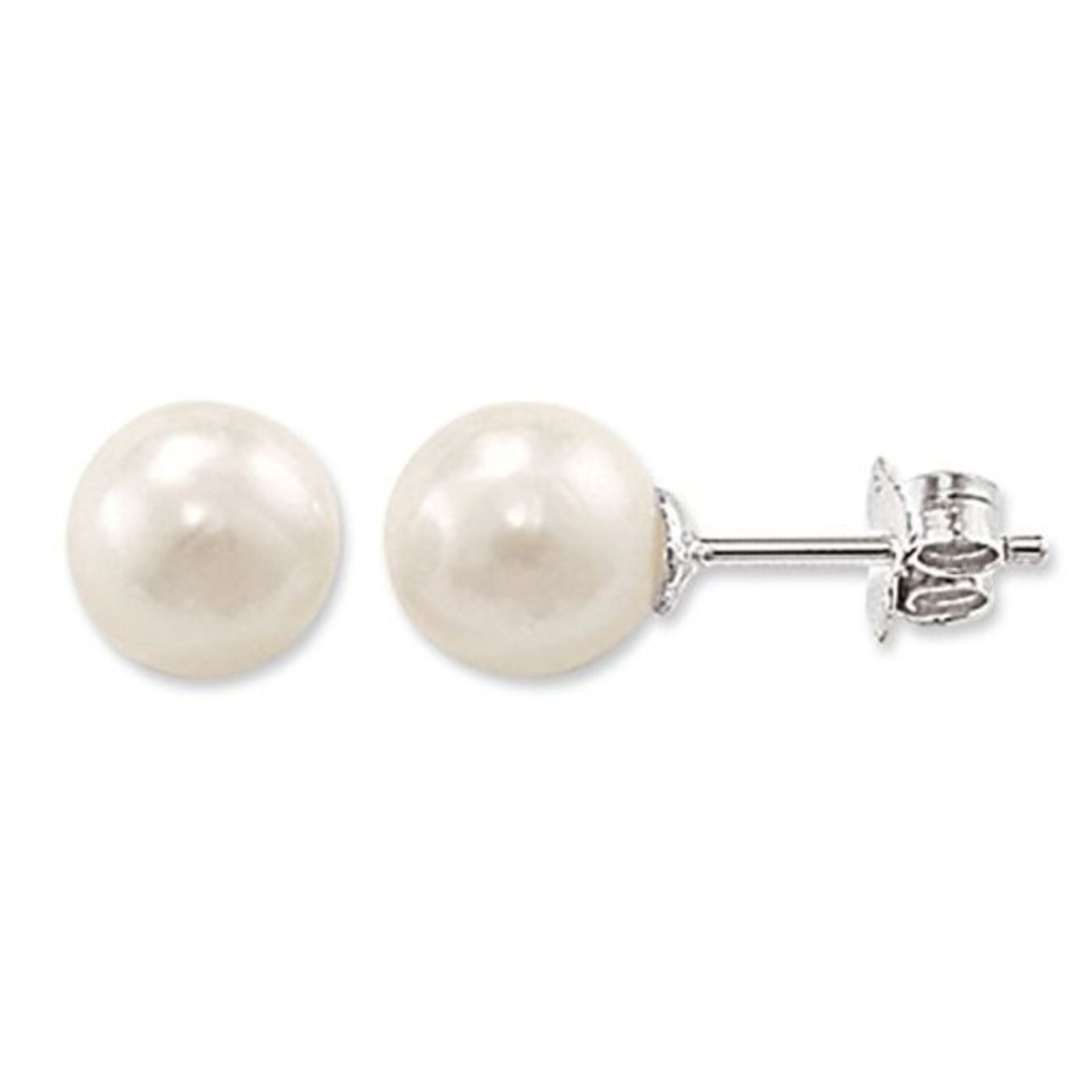 [CRACKED] Thomas Sabo Damen Ohrringe Perlenohrstecker Süßwasserzuchtperle Weiß 925
