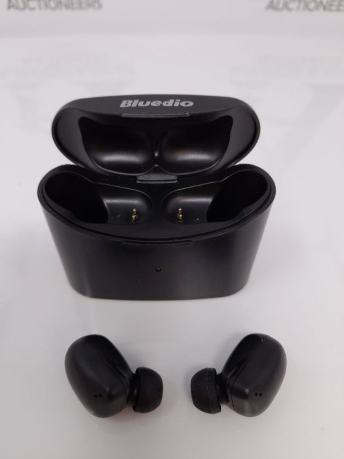 Bluetooth Earphones, Bluedio T Elf 2 Wireless Earphones True Wireless Earbuds 5.0 Blue - Image 3 of 3