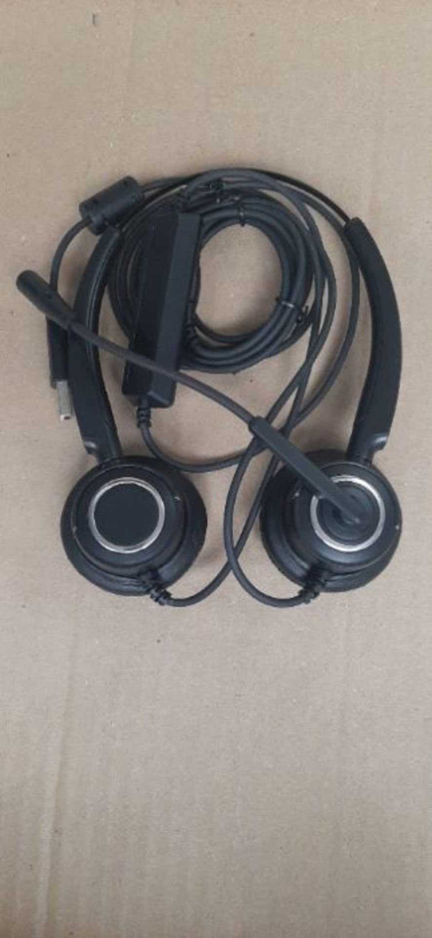 USB Headset with Microphone, HUET PC Headset with Microphone Noise Cancelling & Audio - Image 2 of 2