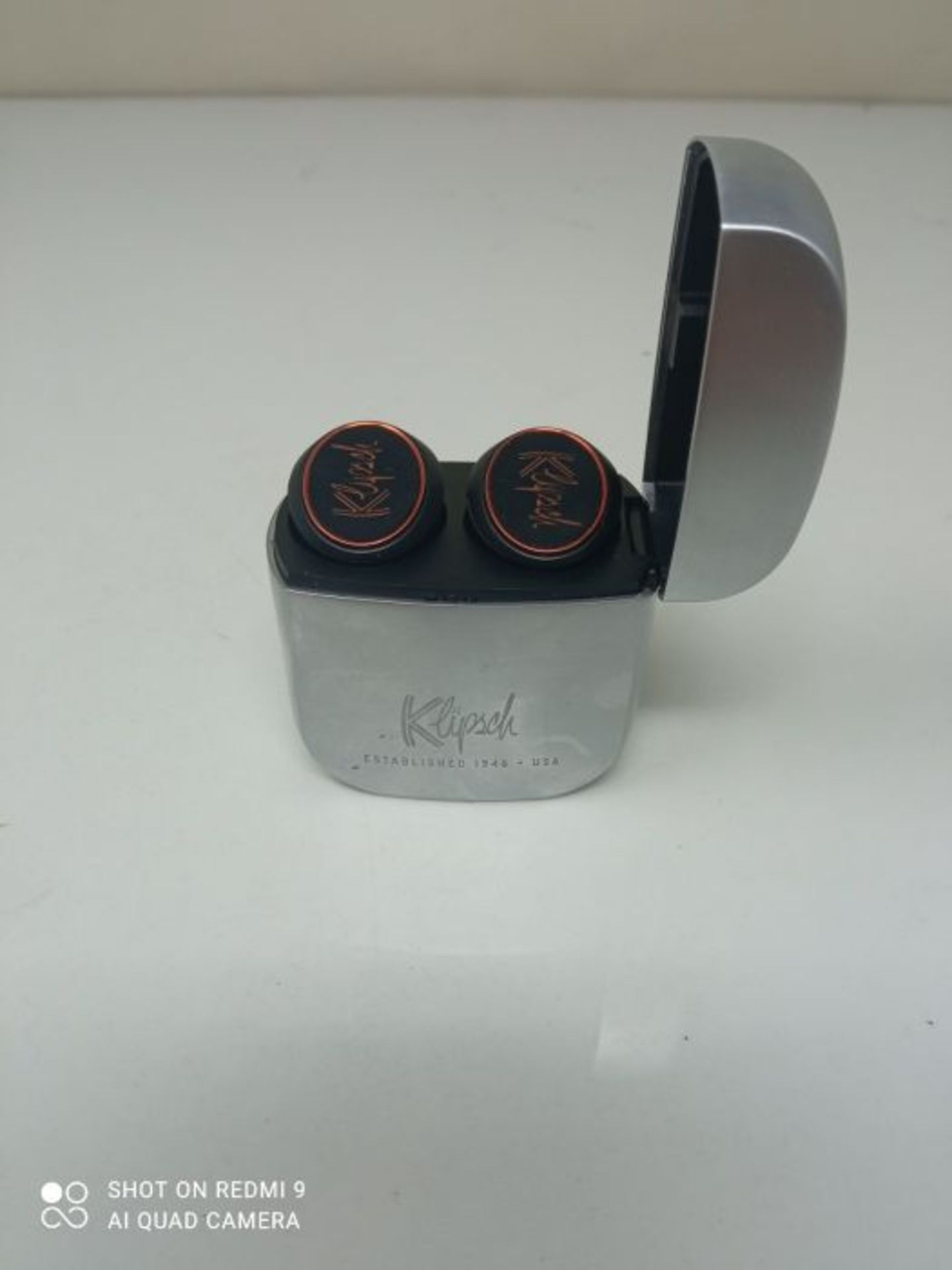 RRP £114.00 Klipsch T5 True Wireless Earphones, Silver, S,M,L - Image 2 of 3