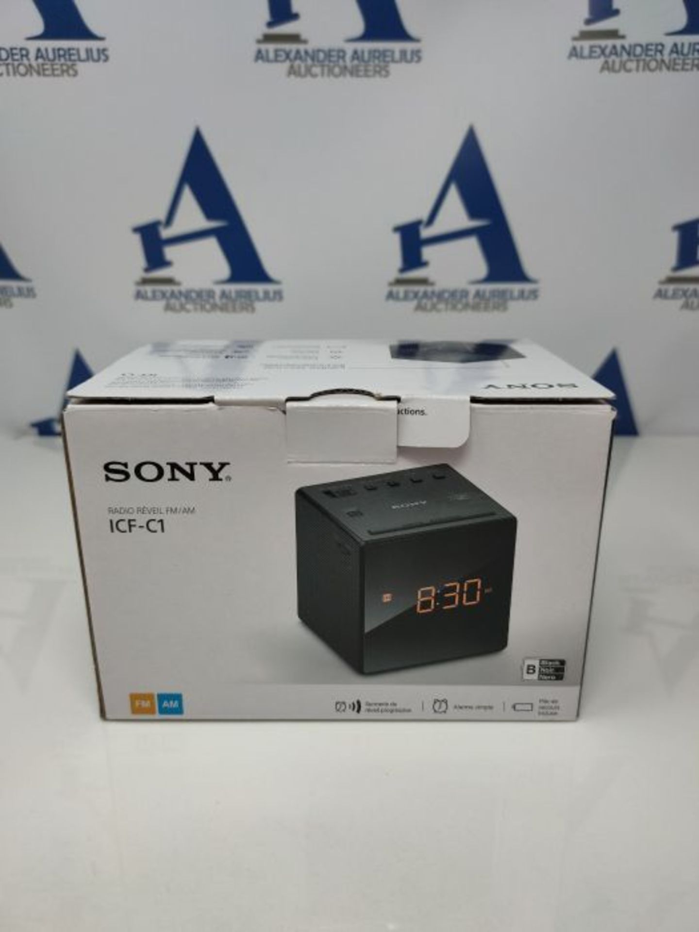 Sony ICF-C1B Uhrenradio (LED-Display, Alarm) schwarz - Image 2 of 3