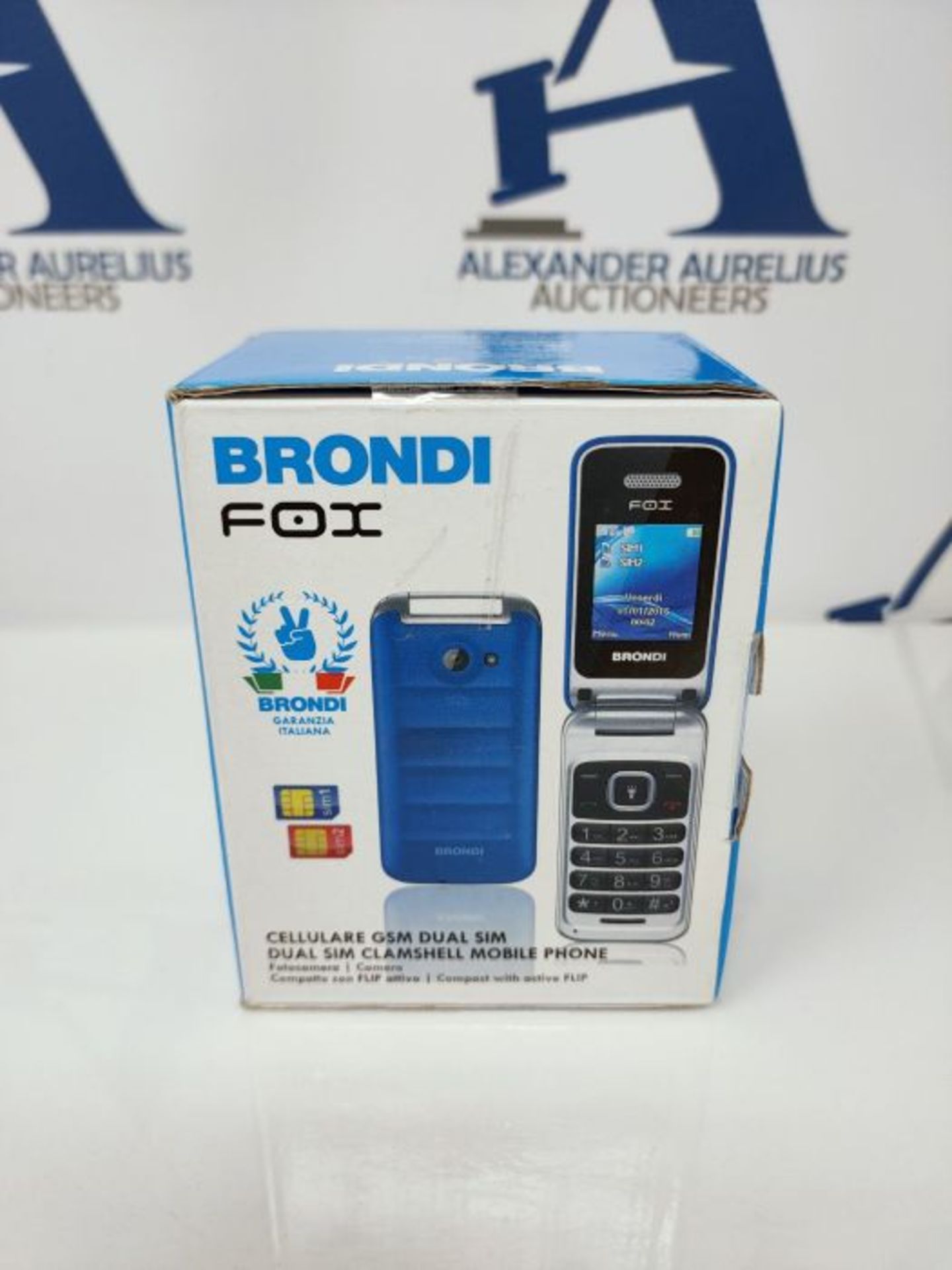 BRONDI Fox - Cellulare BRONDI Gsm con apertura a conchiglia, Display a colori da 1.77? - Image 2 of 3