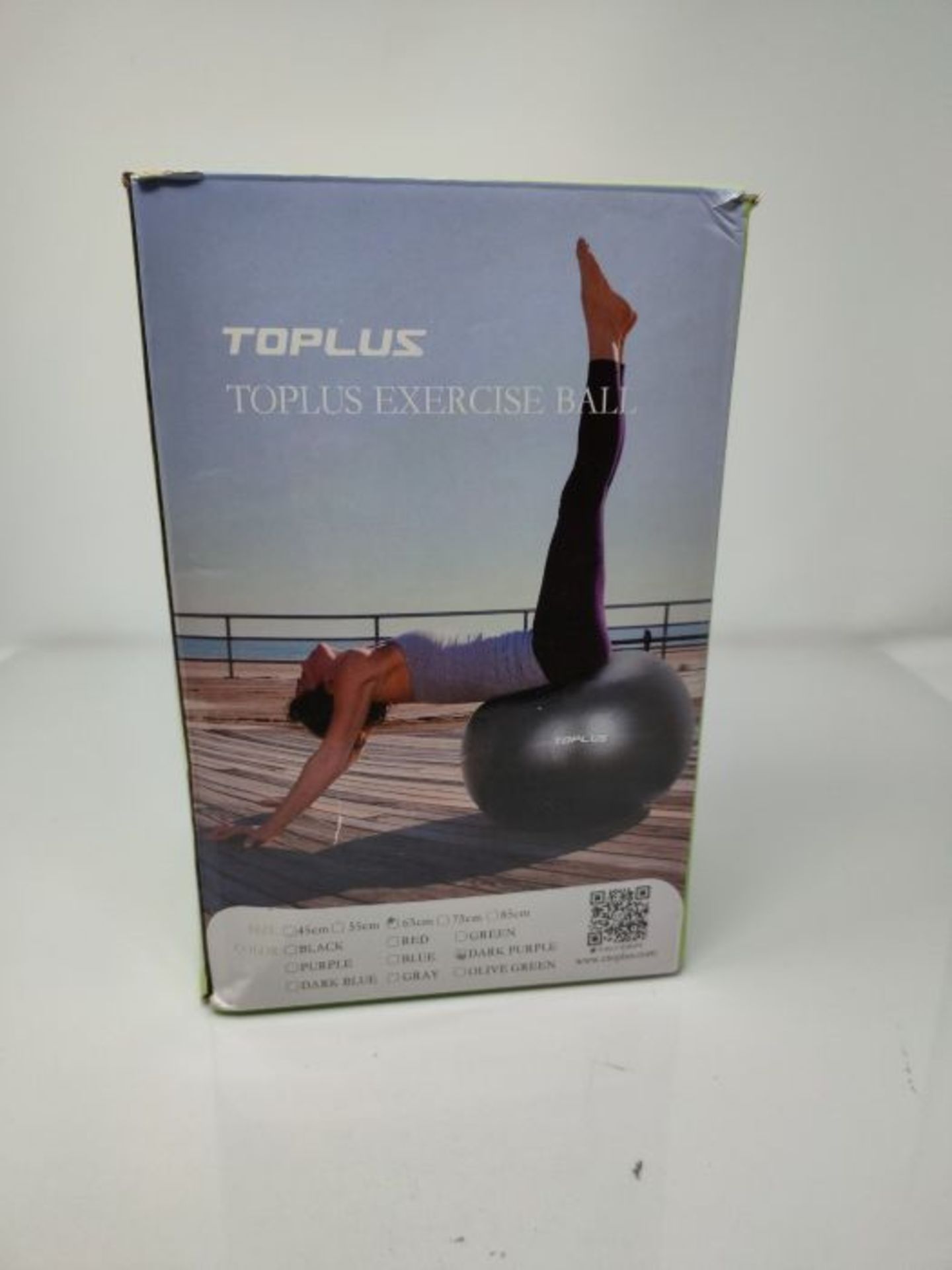 TOPLUS Gymnastikball Sitzball Extra Dicker Yoga-Ball-Stuhl, Anti-Berst-StabilitÃ¤tsb