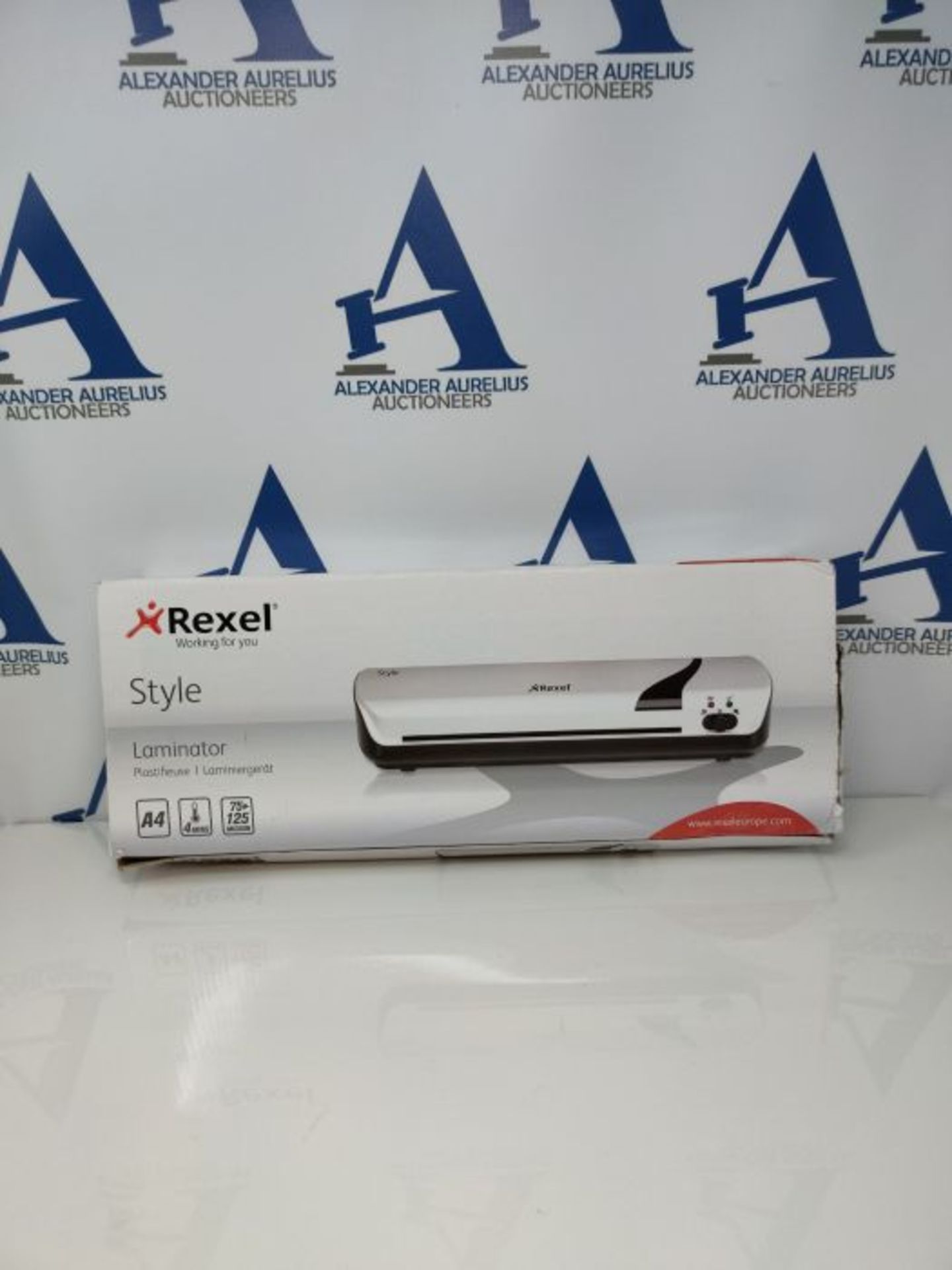 Rexel Style A4 home and office laminator, White, 2104511 - Image 2 of 3