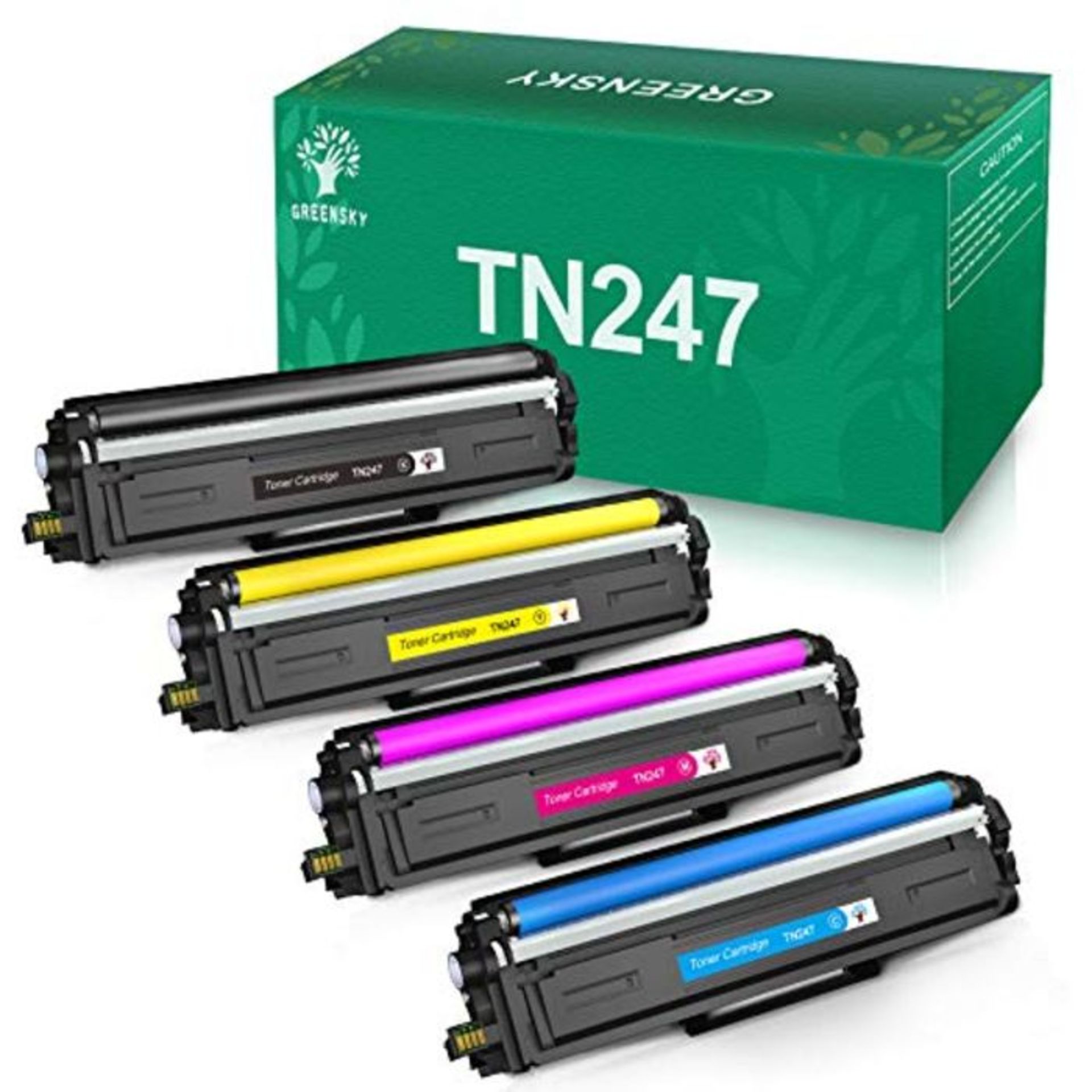 GREENSKY Compatible Toner Cartridge Replacement for Brother TN247 TN243 for HL-L3210CW