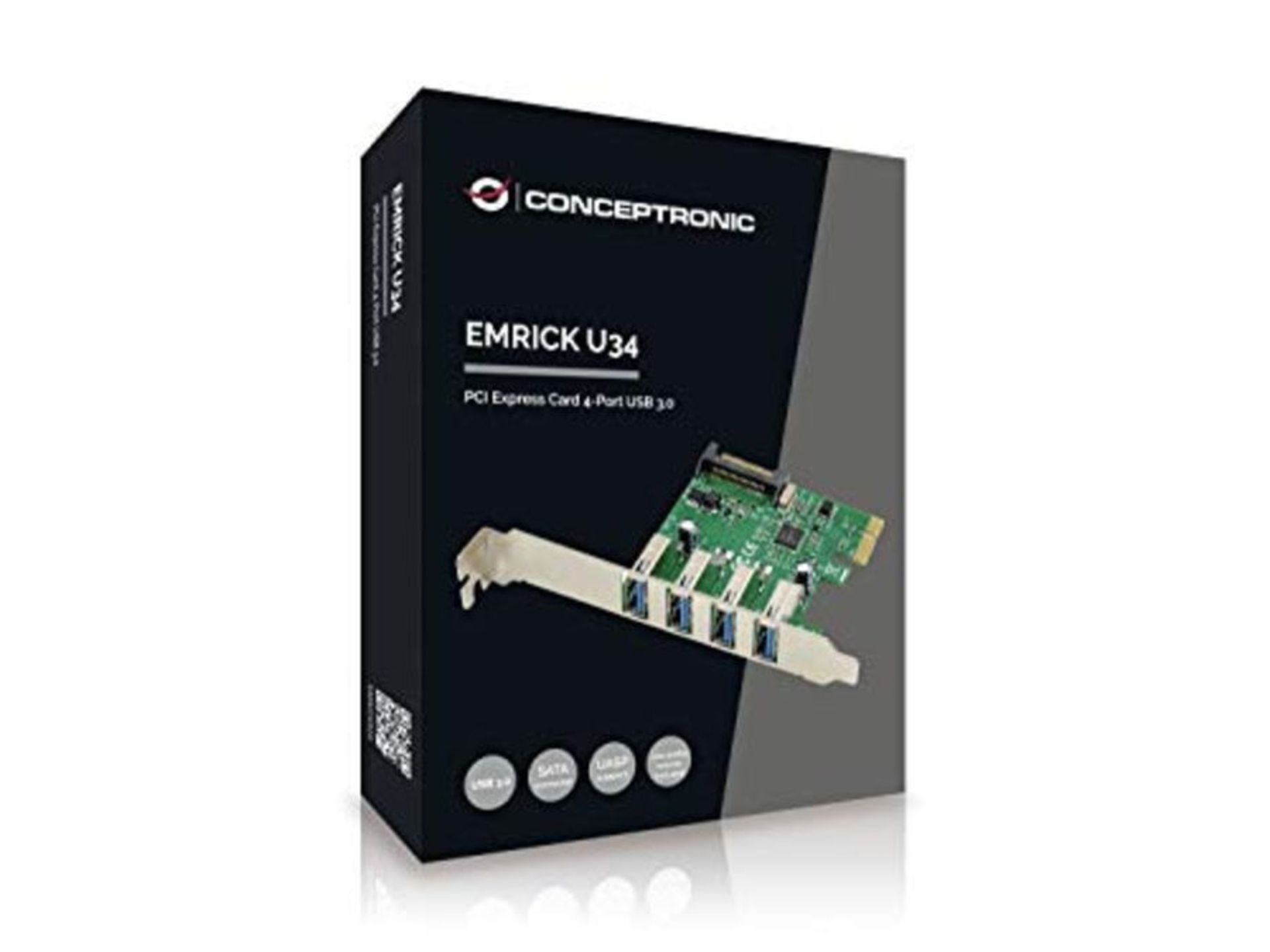 Conceptronic Emrick 4-Port USB 3.0 PCI Express Card