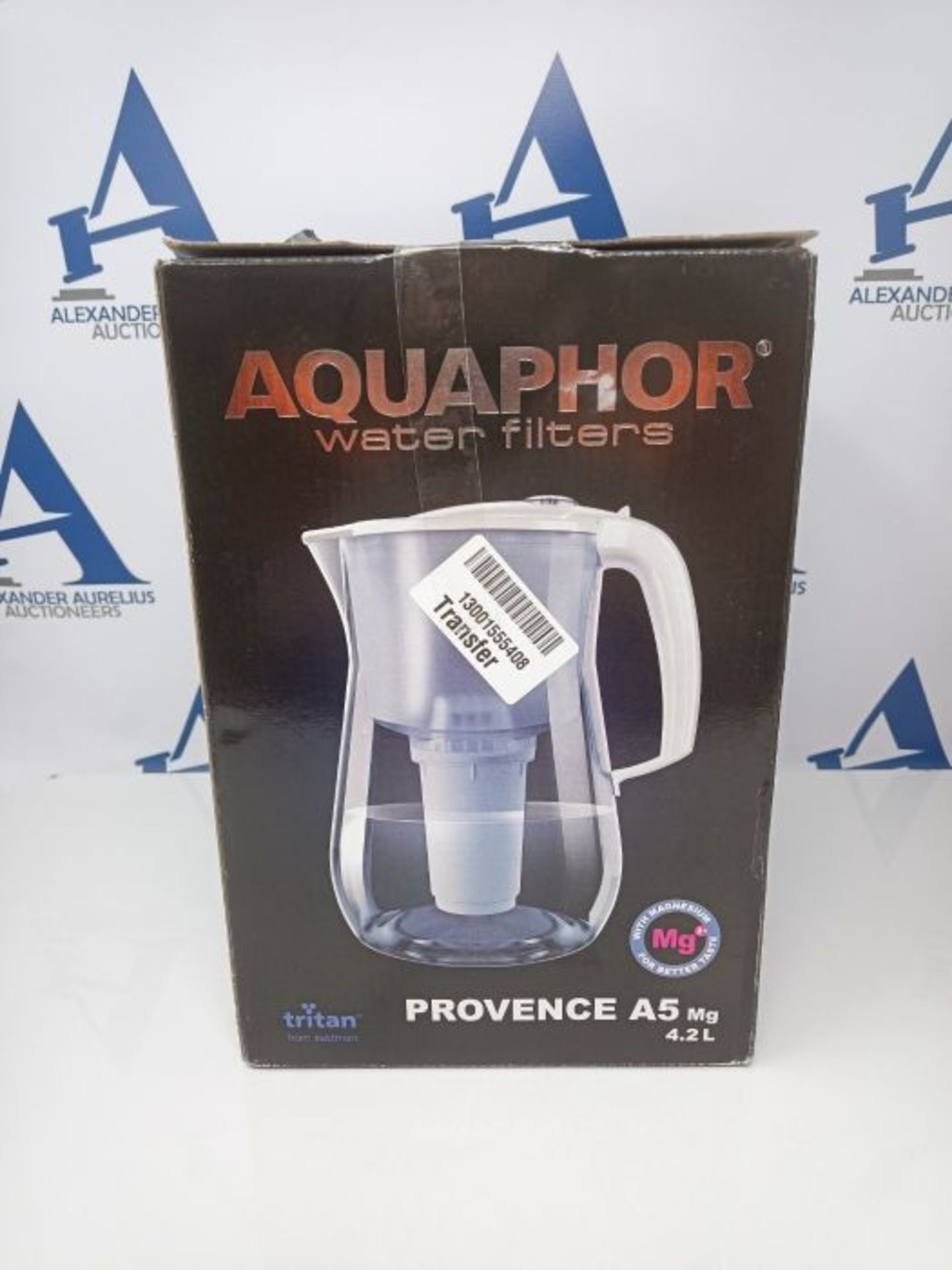 AQUAPHOR Provance Water Filter Jug, 4.2 Litres (White with A5 Mg Cartridge) - Image 2 of 3