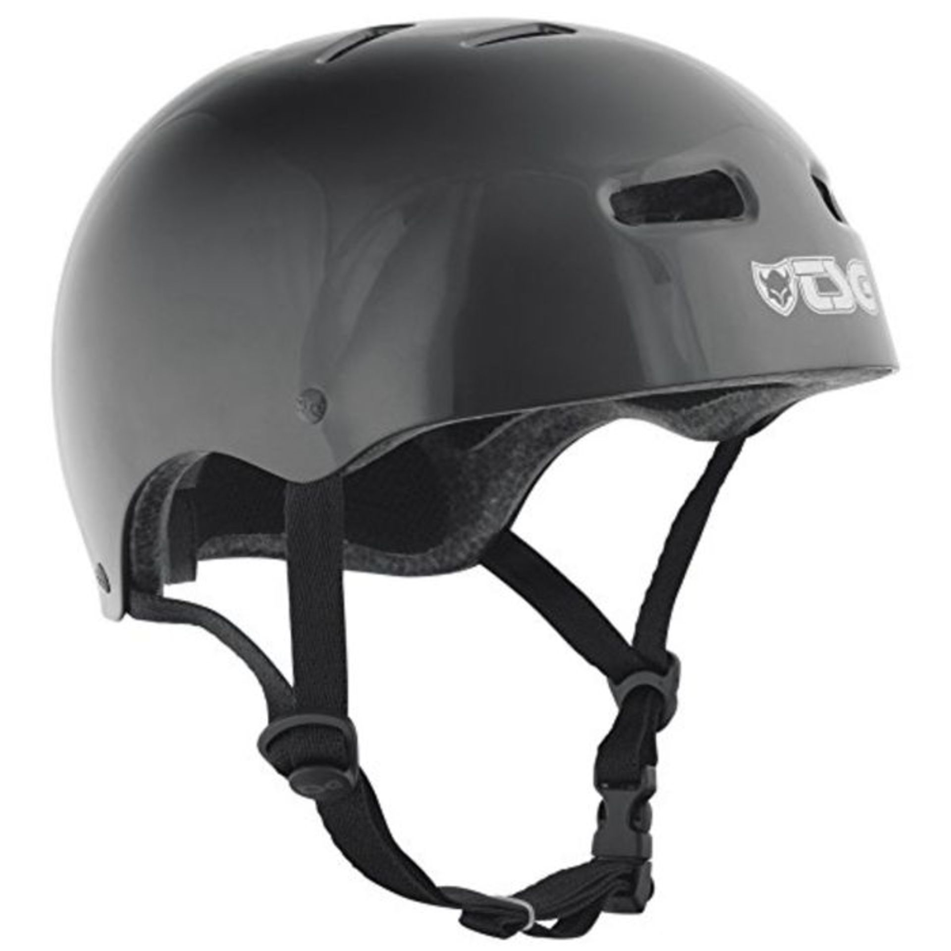 TSG Helm Skate BMX Colors Halbschalenhelm, Injected Black, L/XL