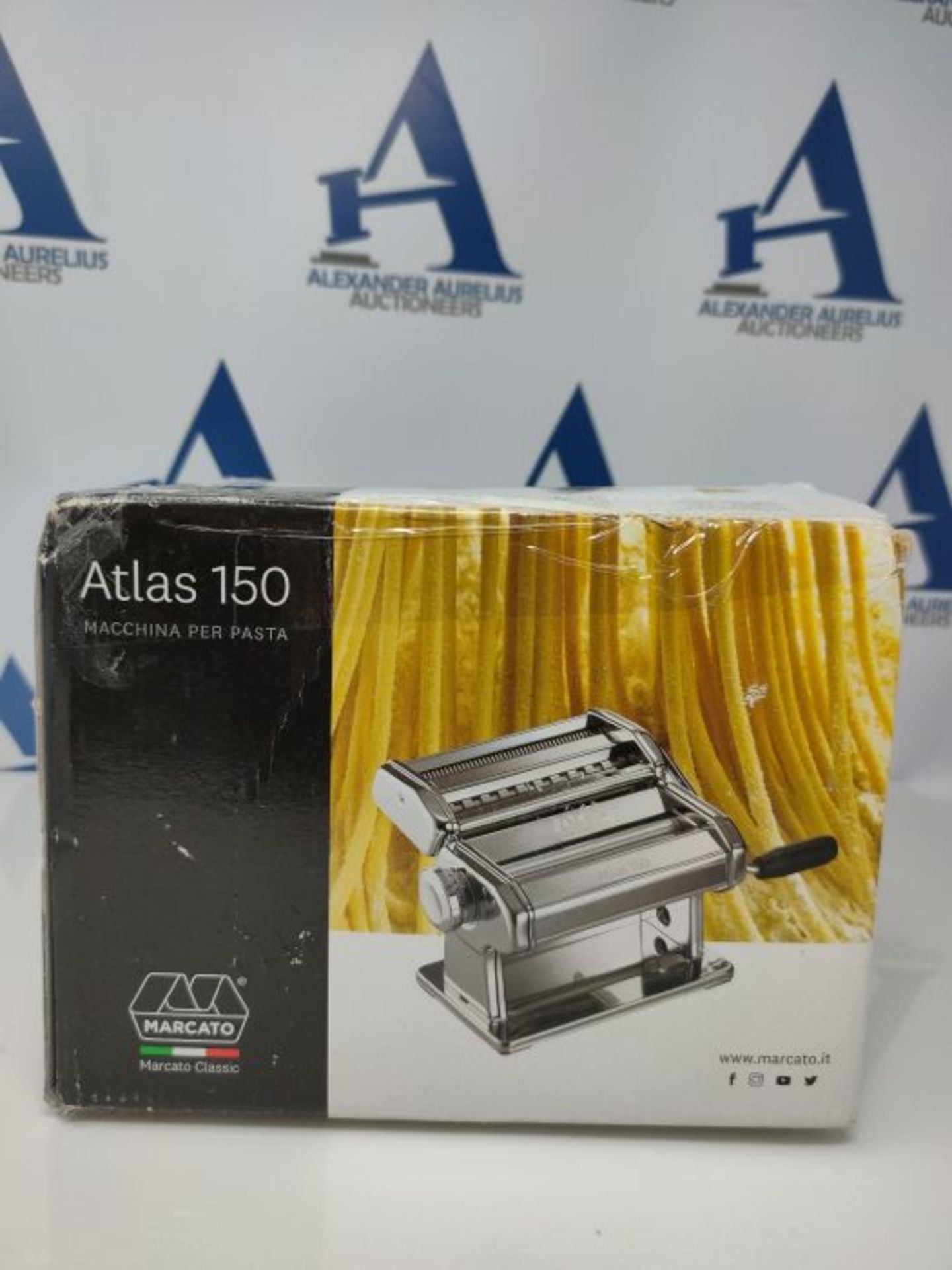 Marcato Classic Atlas AT-150-CLS Macchina per la Pasta in Casa - lasagne (larghezza 15 - Image 2 of 3