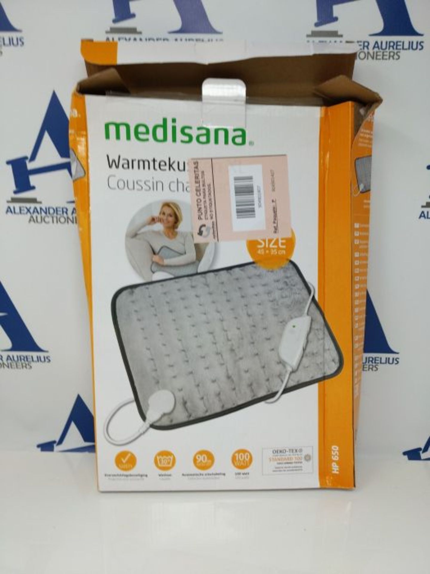 medisana HP 650 XL-Heizkissen, 45 x 35 cm, RÃ¼ckenheizkissen mit 4 Temperaturstufen, - Image 2 of 3