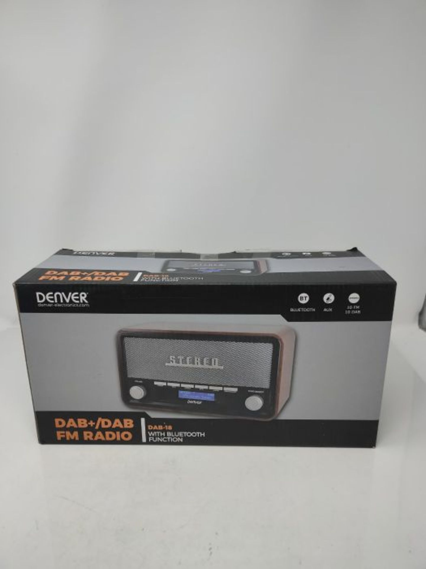 Denver DAB Radio DAB-18, braun - Image 2 of 3