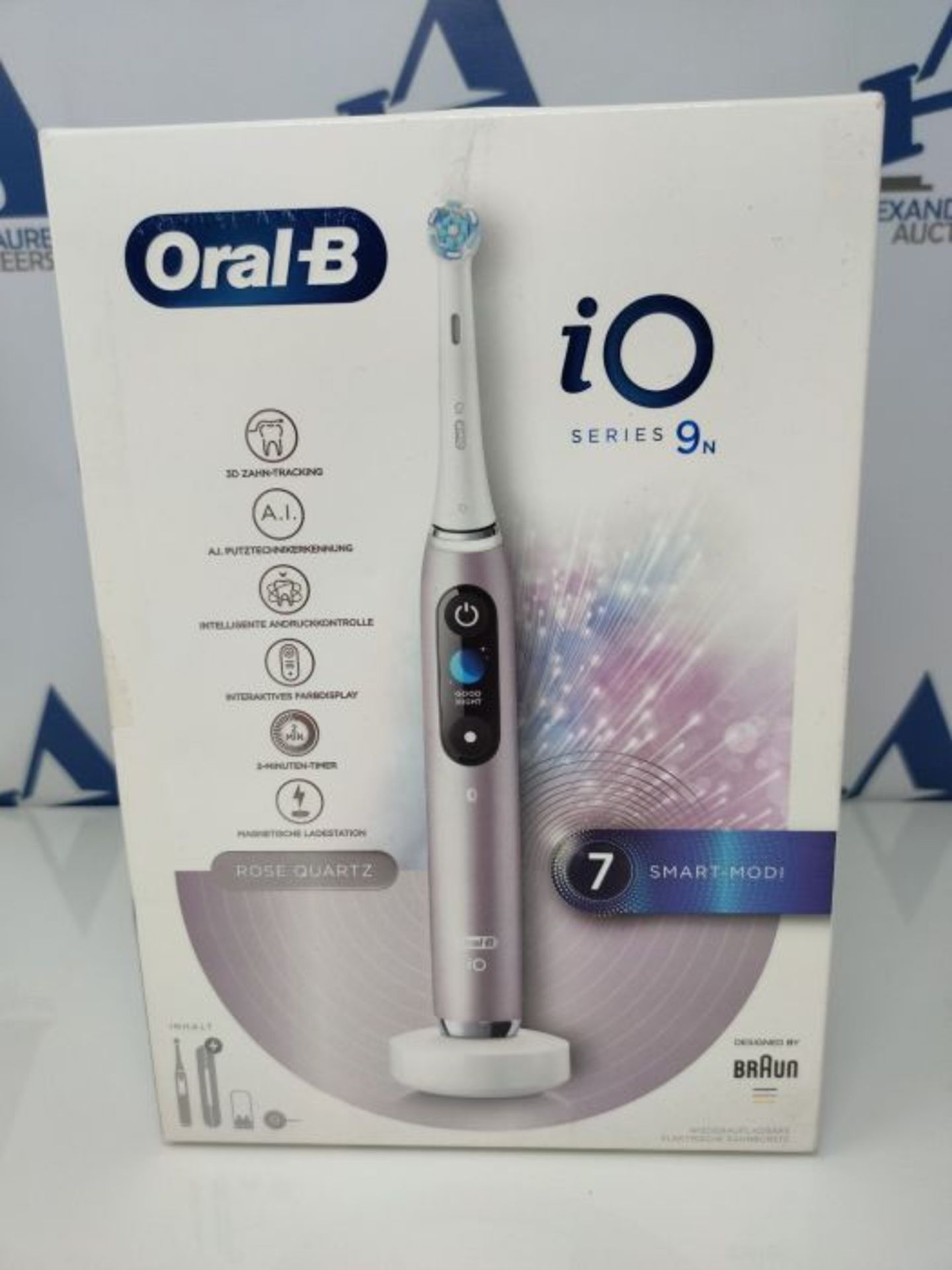 RRP £230.00 Oral-B iO 9 Electric Toothbrush with Magnetic Technology, Gentle Micro Vibrations, 7 C - Image 2 of 3
