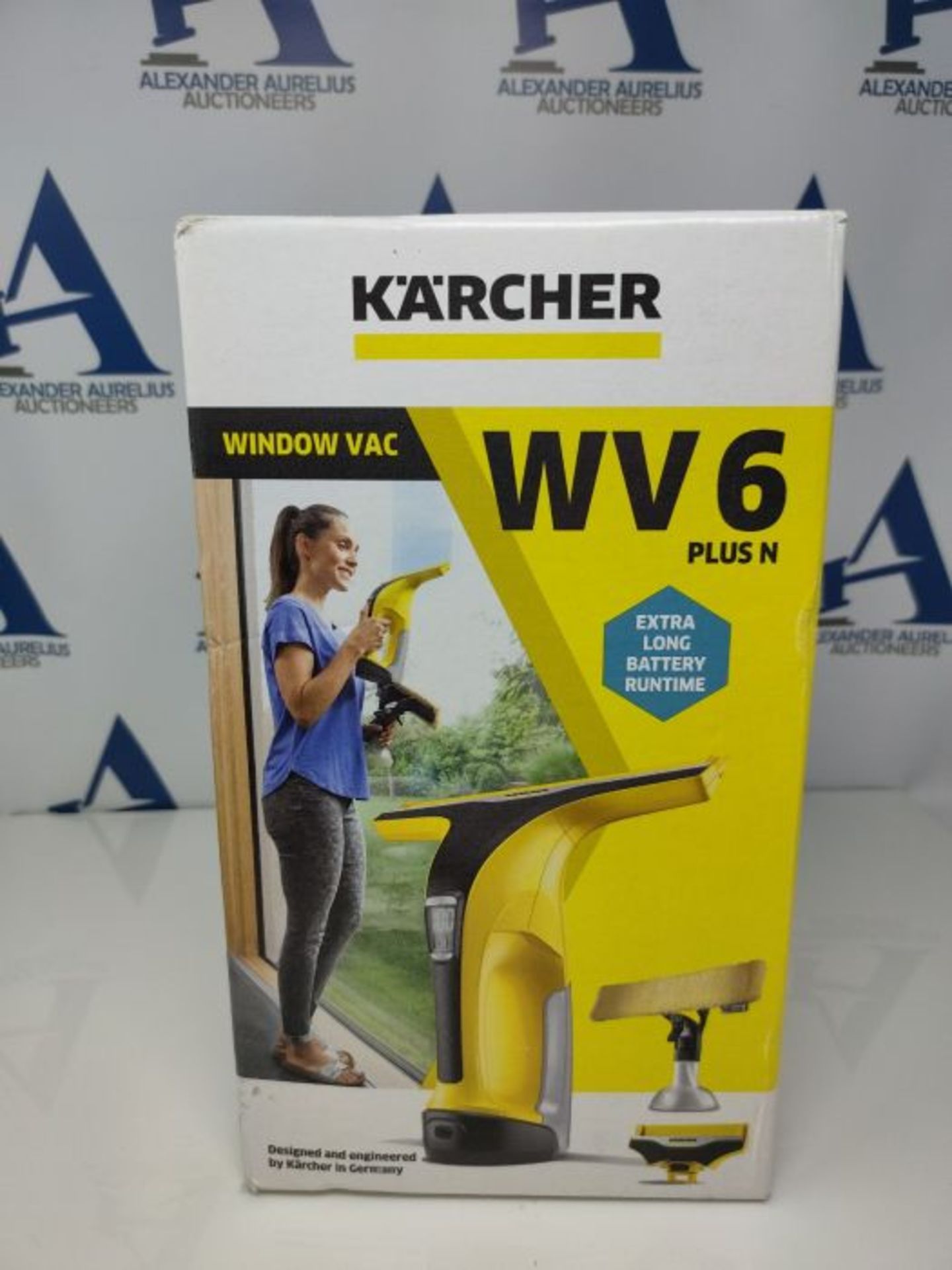 RRP £105.00 KÃ¤rcher 16332220 WV 6 Plus N Window Vac, 10 W, 240 V, Yellow/Black - Image 2 of 3