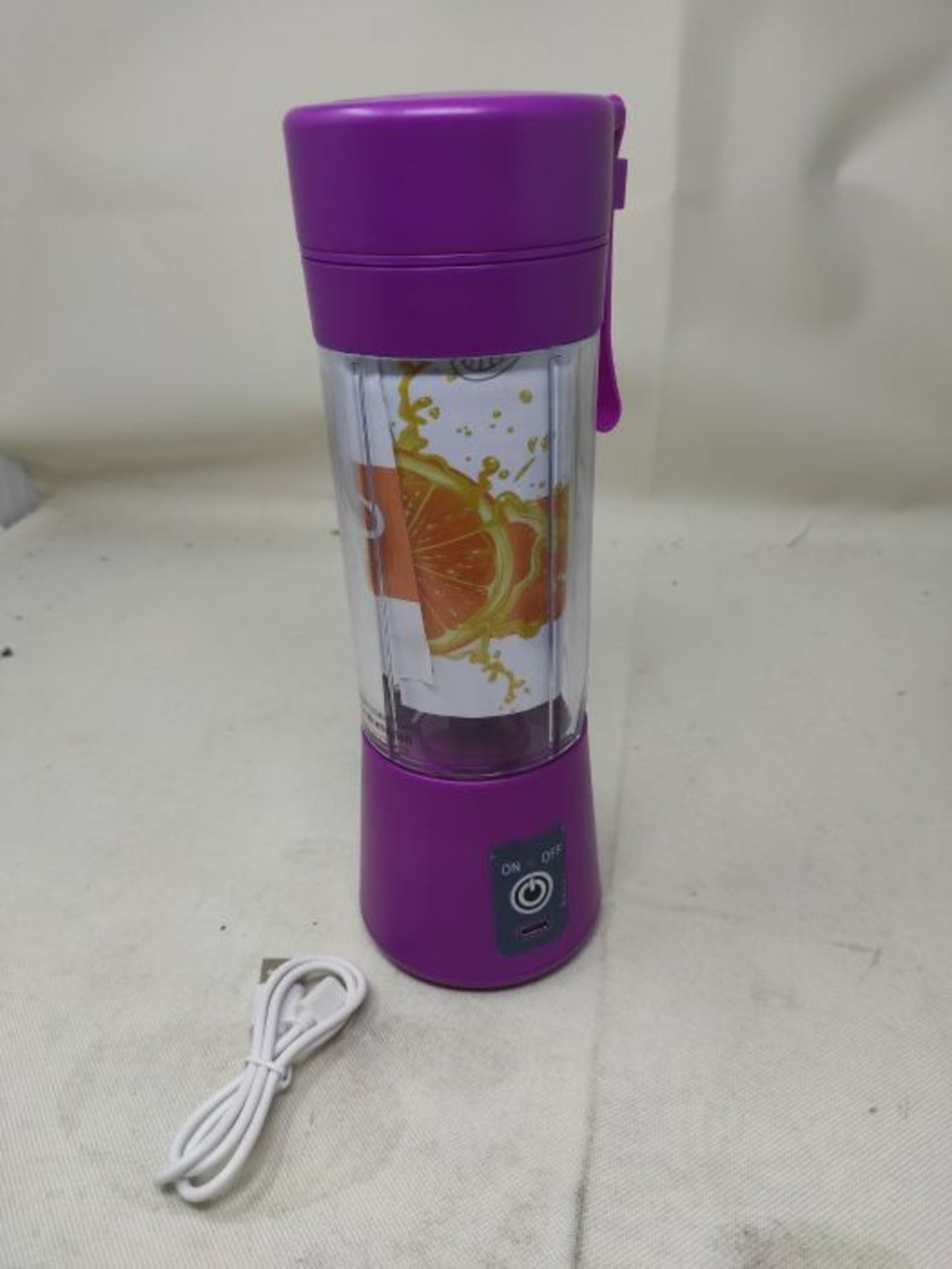[CRACKED] Portable Blender Cup,Electric USB Juicer Blender,Mini Blender Portable Blend - Image 3 of 3