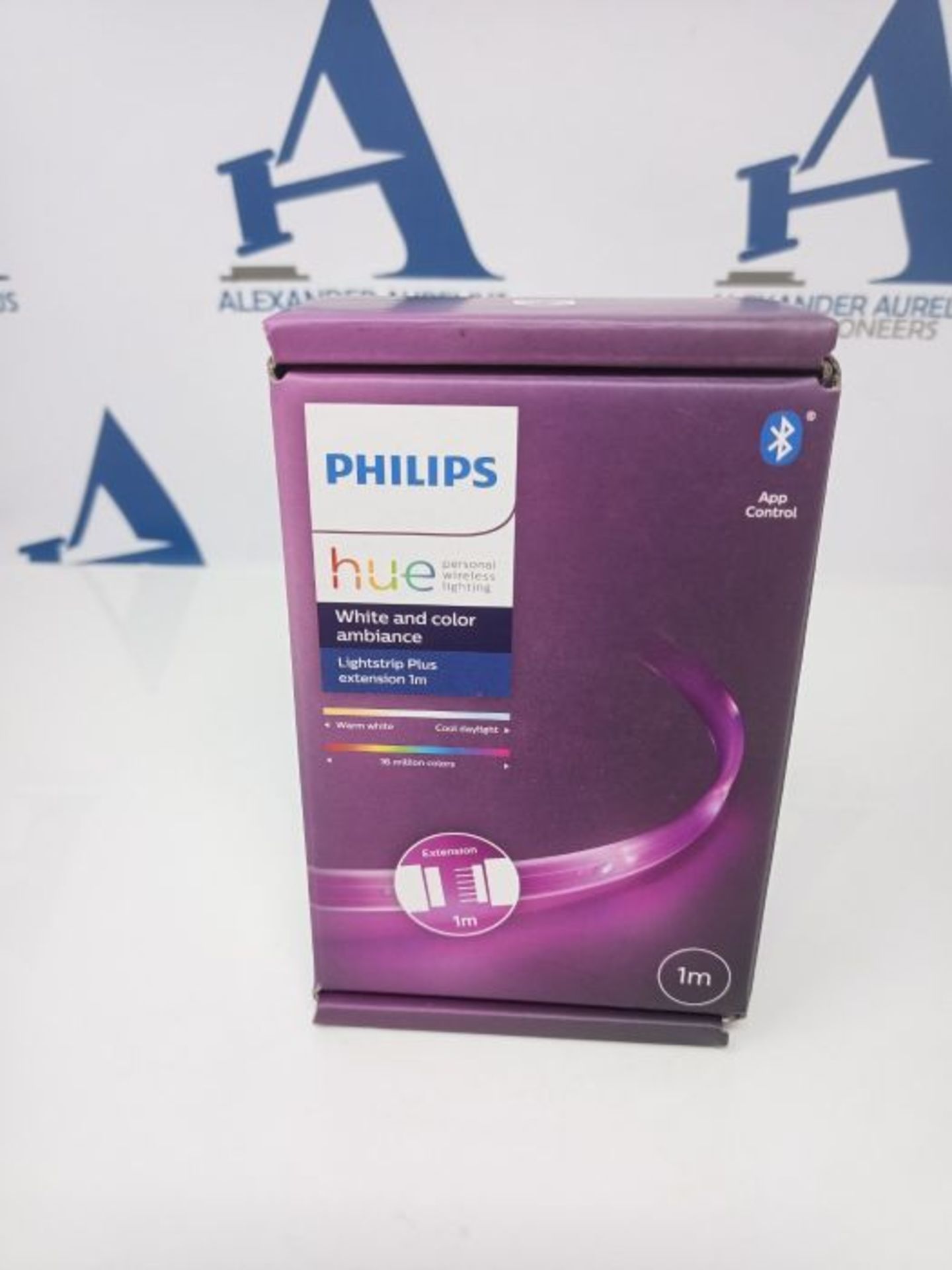 Philips Hue White & Color Ambiance Indoor LightStrips+ 1m extension et rallonge - Image 2 of 3