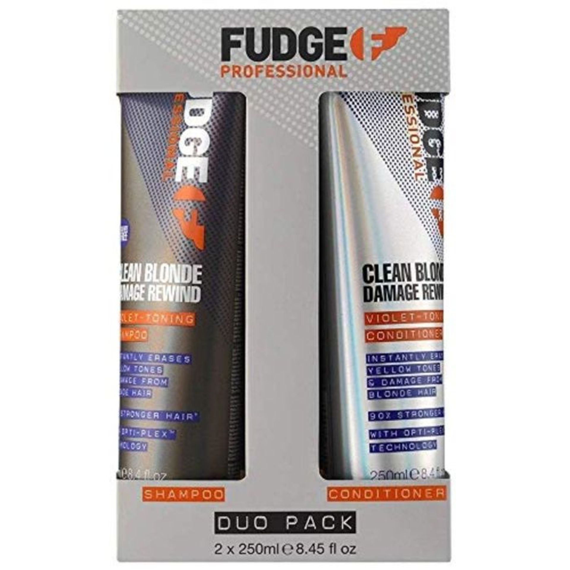 Duo Sets by Fudge Clean Blonde Damage Rewind Violet-Toning Shampoo & Conditioner Duo 2