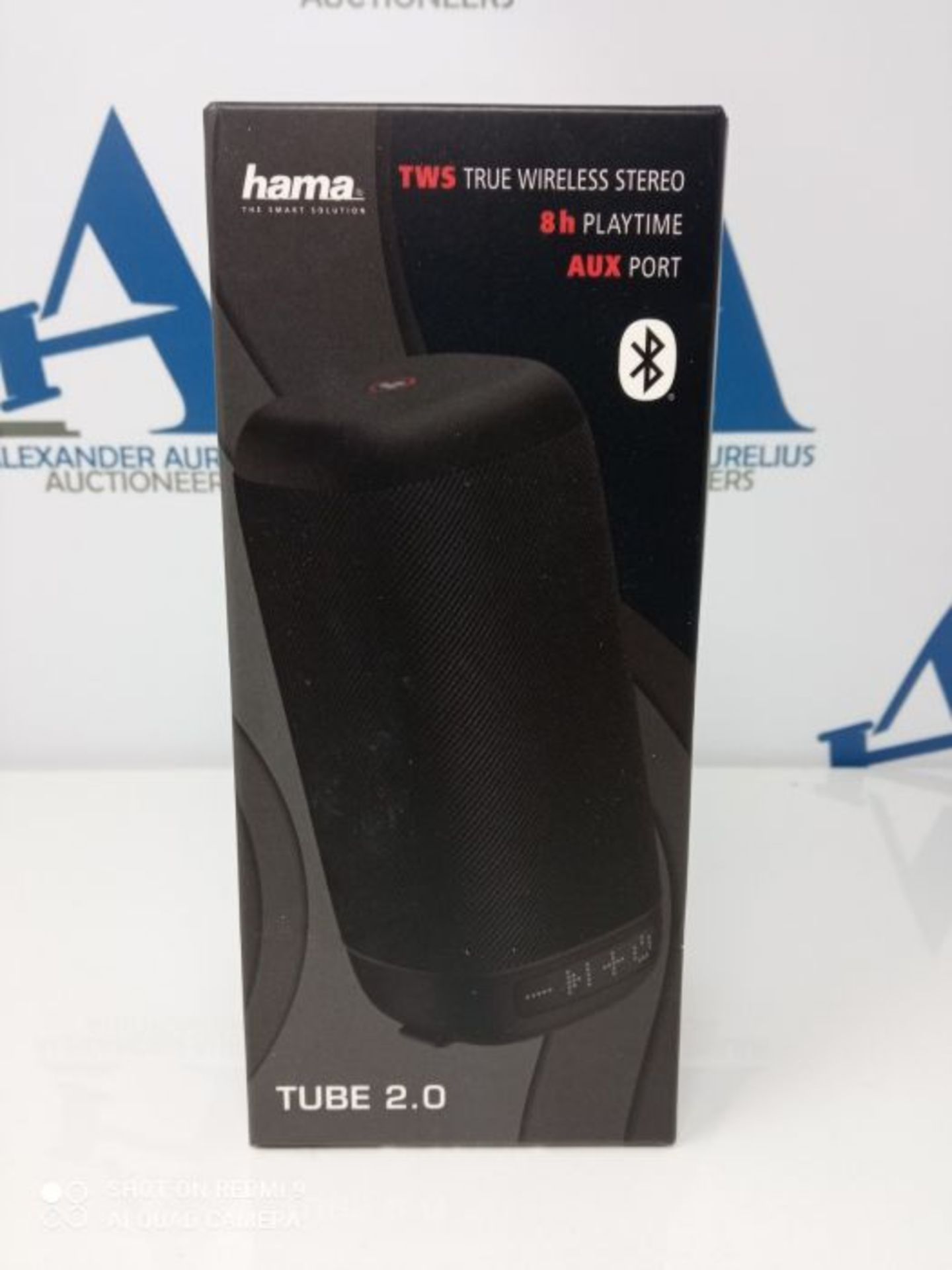 Hama 00188204 Tube 2.0 Mobile Bluetooth Speaker, 3W, black, 13.5 cm*6.5 cm*6.5 cm - Image 2 of 3