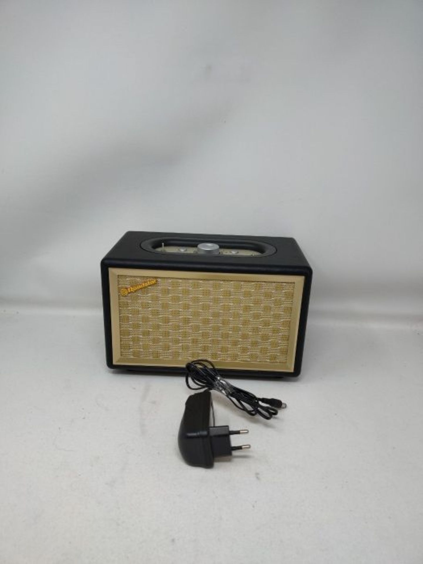 RRP £69.00 Roadstar HRA-310BT Retro Radio mit Bluetooth (UKW-Radio, 2 x 8 Watt RMS, AUX-In, Netzb - Image 2 of 2