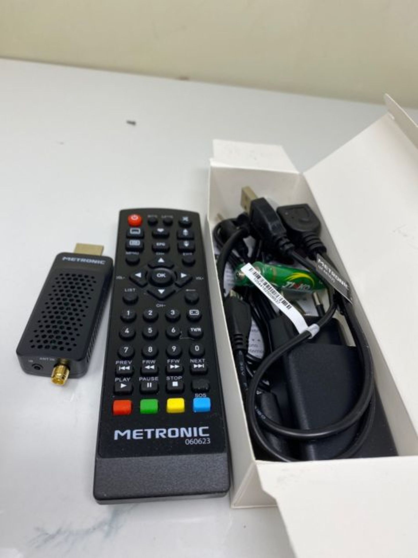 Metronic 441625 Decoder Sintonizzatore Ricevitore TDT DVB-T Compatibile DVB-T2 Dongle - Image 2 of 2