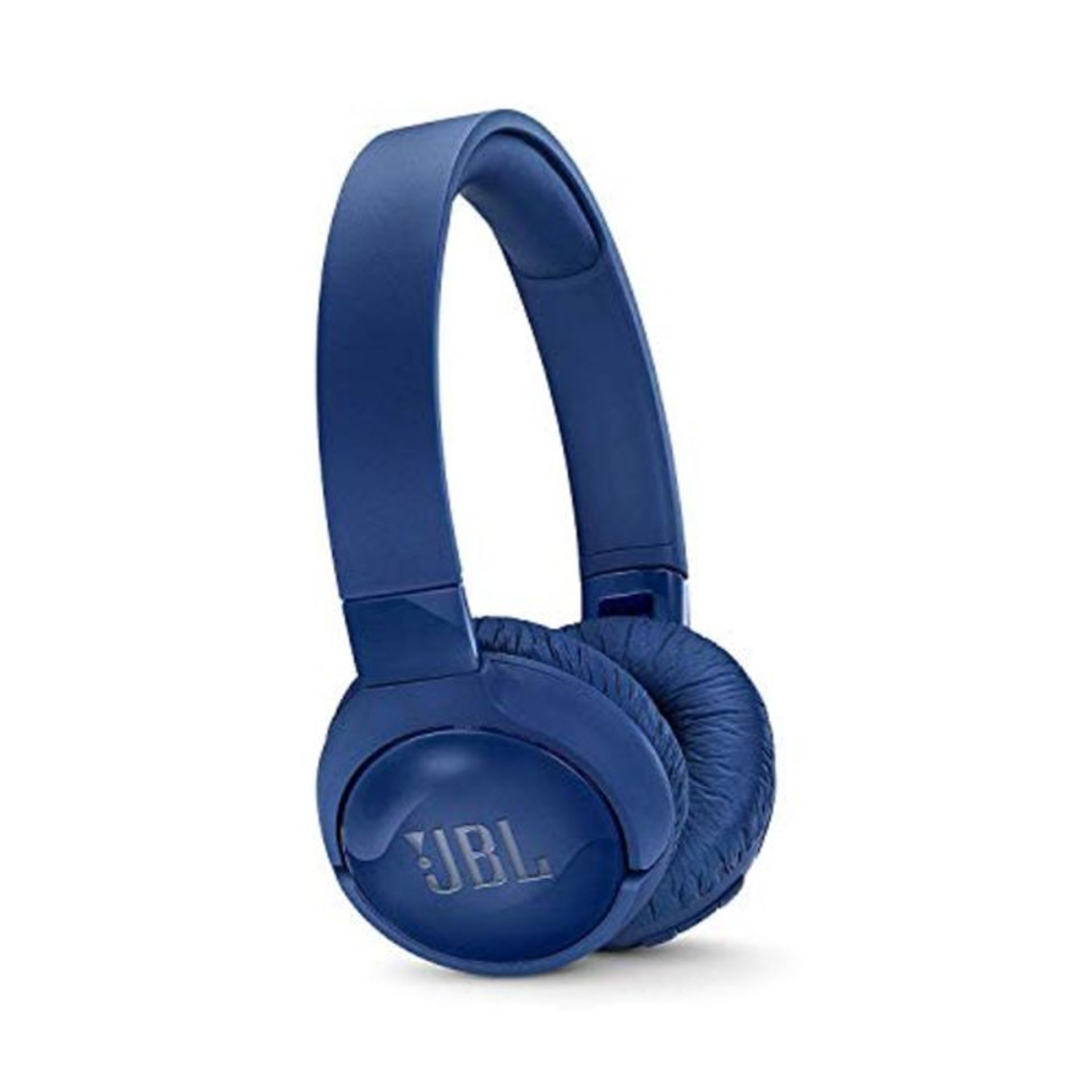 RRP £72.00 JBL Tune600BTNC in Blue - Over Ear Active Noise-Cancelling Bluetooth Headphones - Head