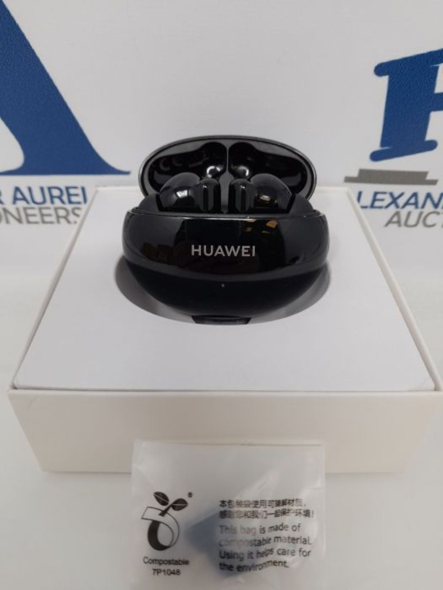 RRP £75.00 HUAWEI - FreeBuds 4i schwarz - Image 2 of 3