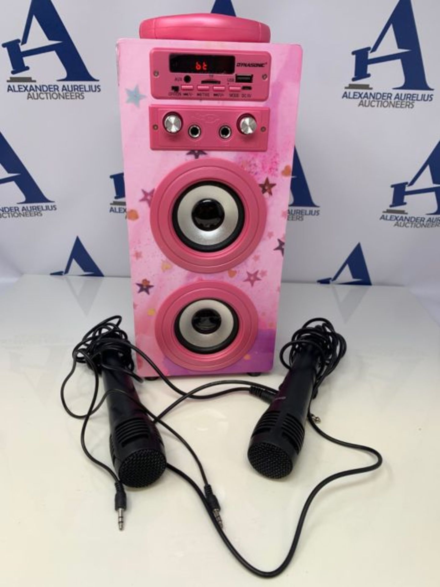 RRP £51.00 DYNASONIC (3º Generation Microphone Karaoke Speaker, ideal for original teenage gifts - Image 2 of 3