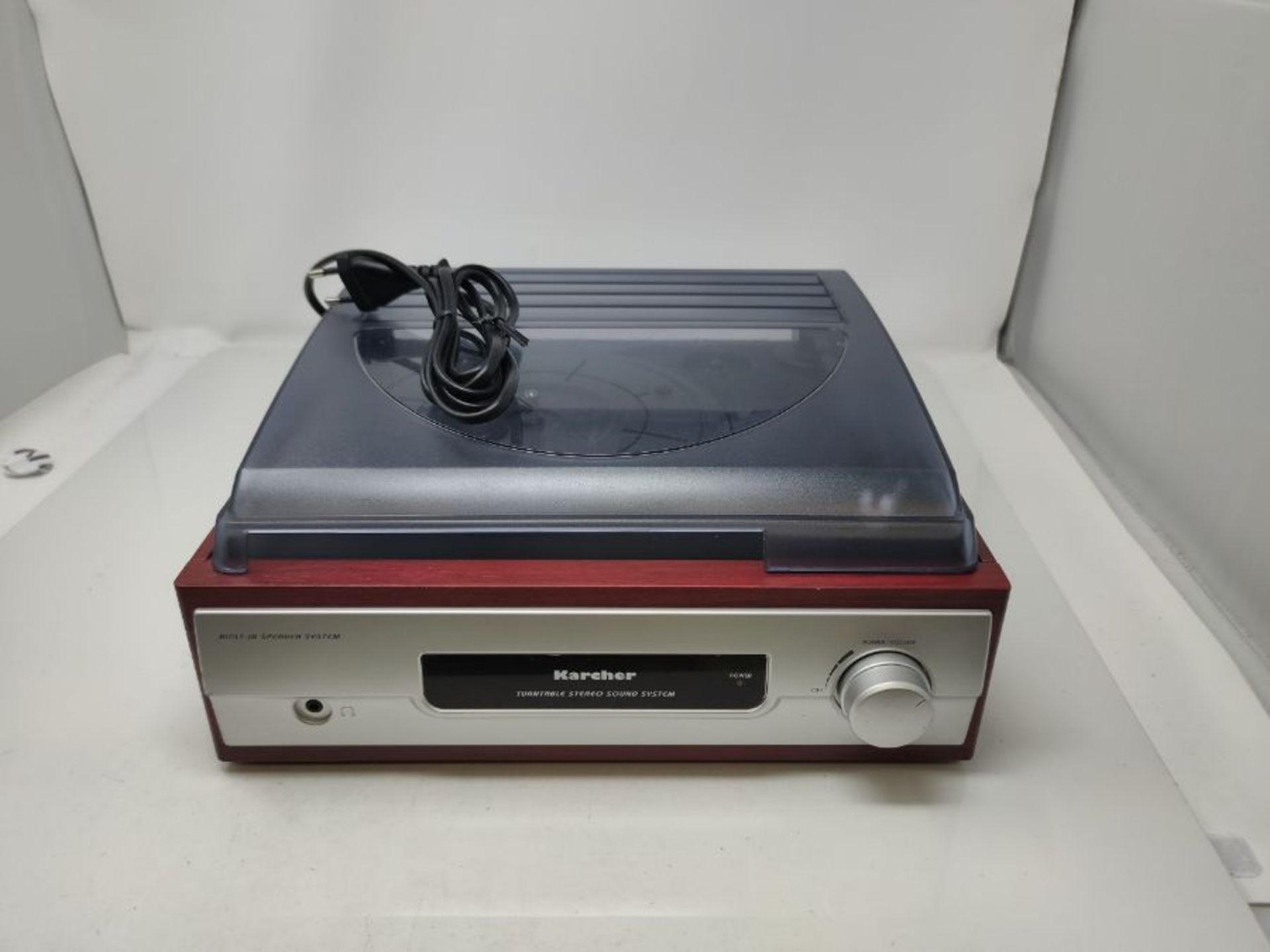 Karcher KA 8050 Plattenspieler mit eingebauten Lautsprechern silber - Image 2 of 2
