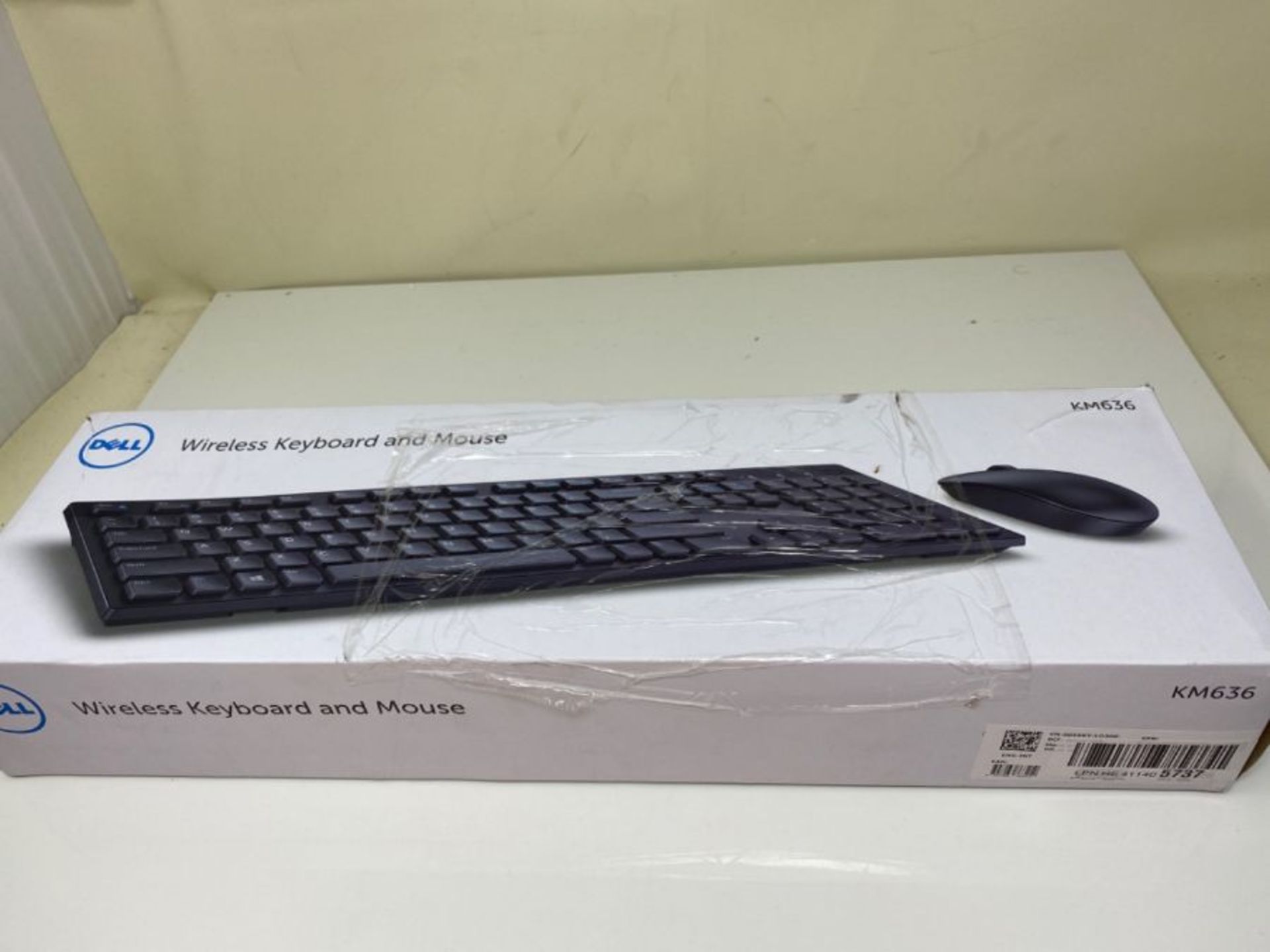 Dell 580-ADFW Wireless Keyboard and Mouse-KM636 -US International English Layout (QWER - Image 2 of 3