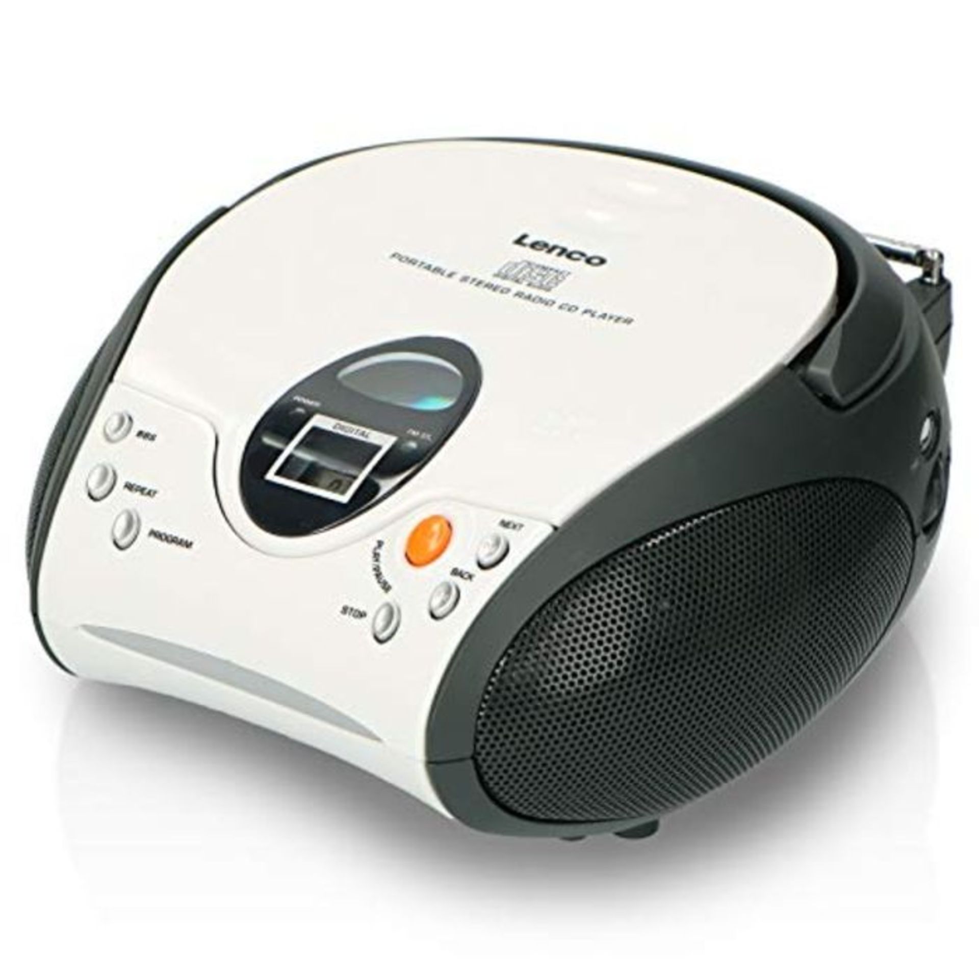 Lenco SCD-24 SCD24 - CD-Player fÃ¼r Kinder - CD-Radio - Stereoanlage - Boombox - UKW