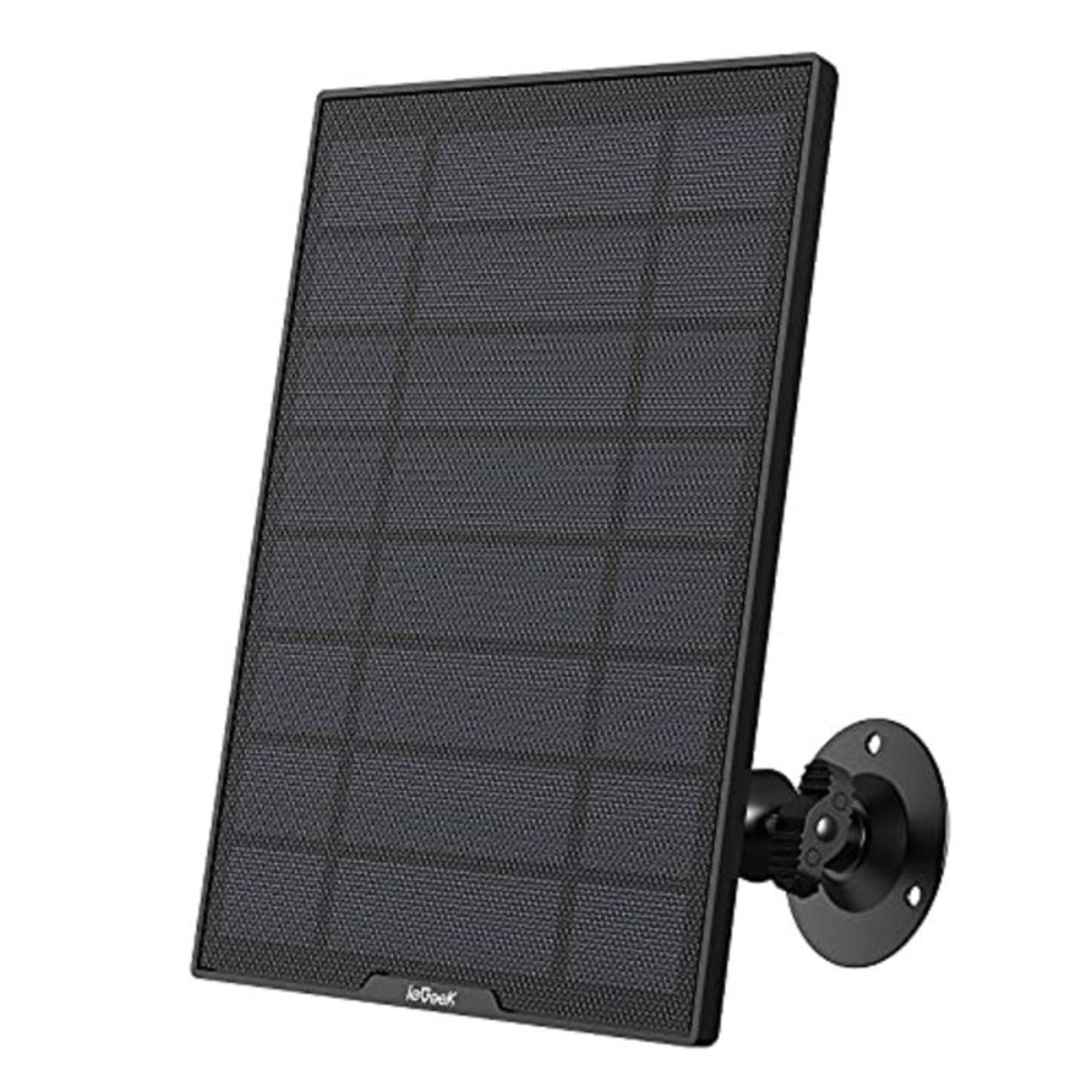 ieGeek cctv camera solar panel