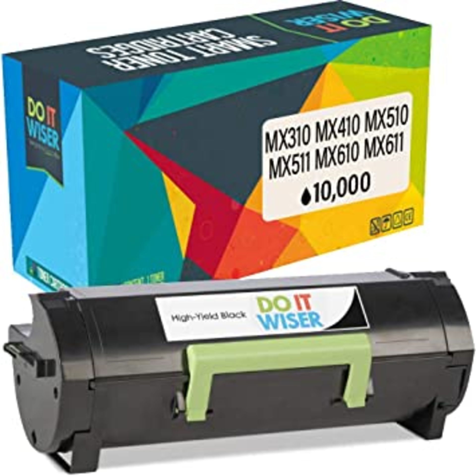 Do it wiser Compatible Toner Cartridge Replacement for Lexmark 60F2H00, MX310 MX410 MX